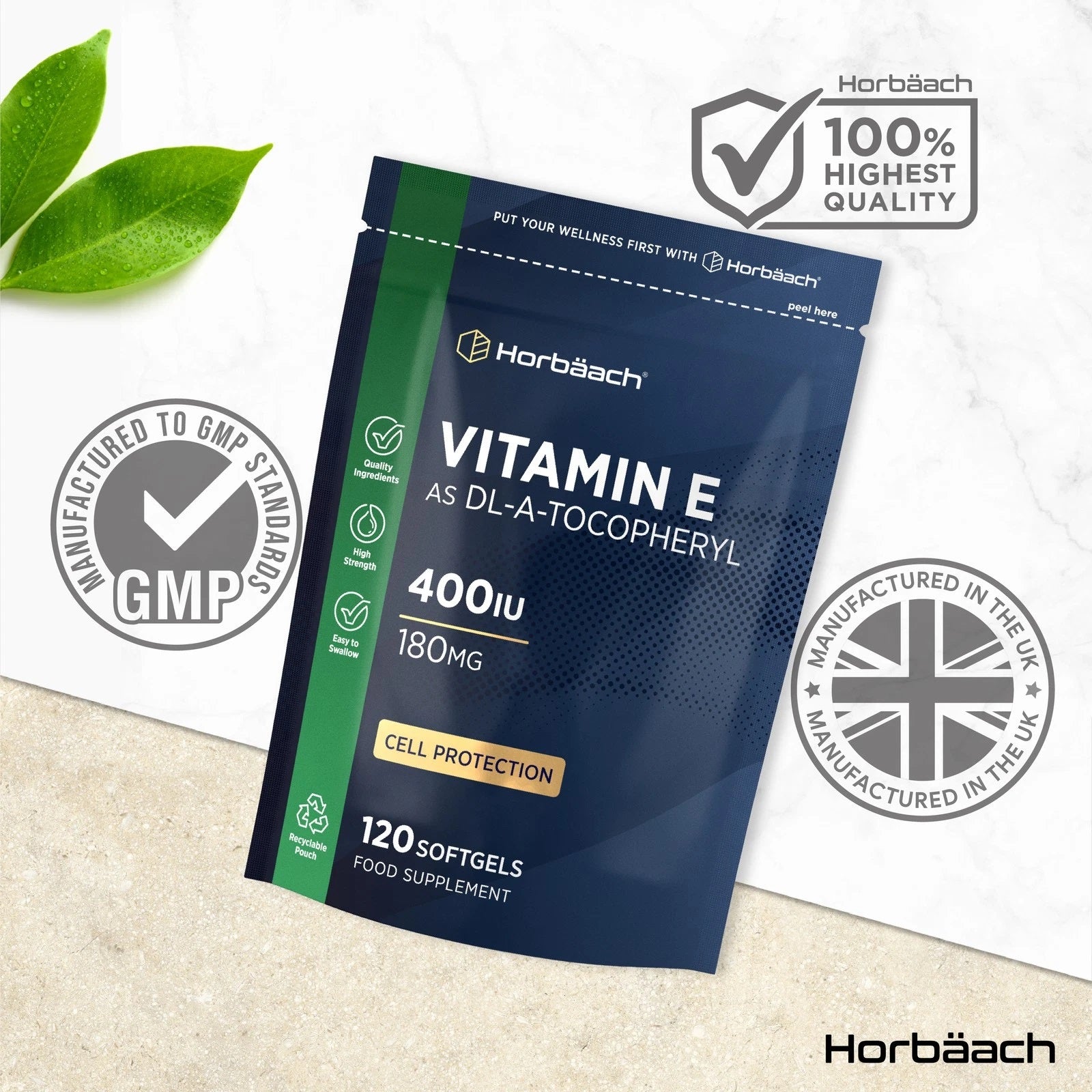 Vitamin E 400 IU | 180 Softgels