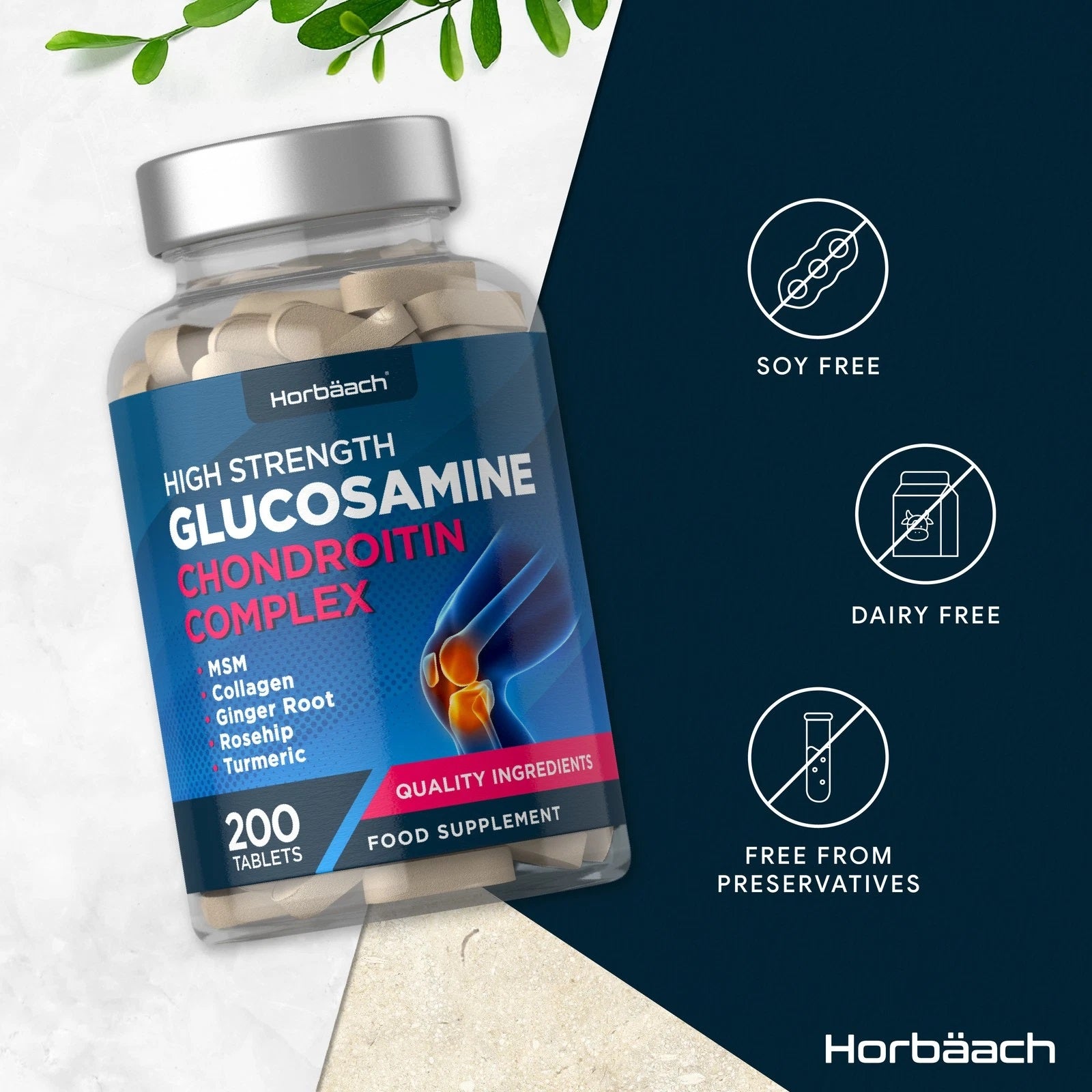 Glucosamine and Chondroitin Complex | 200 Tablets