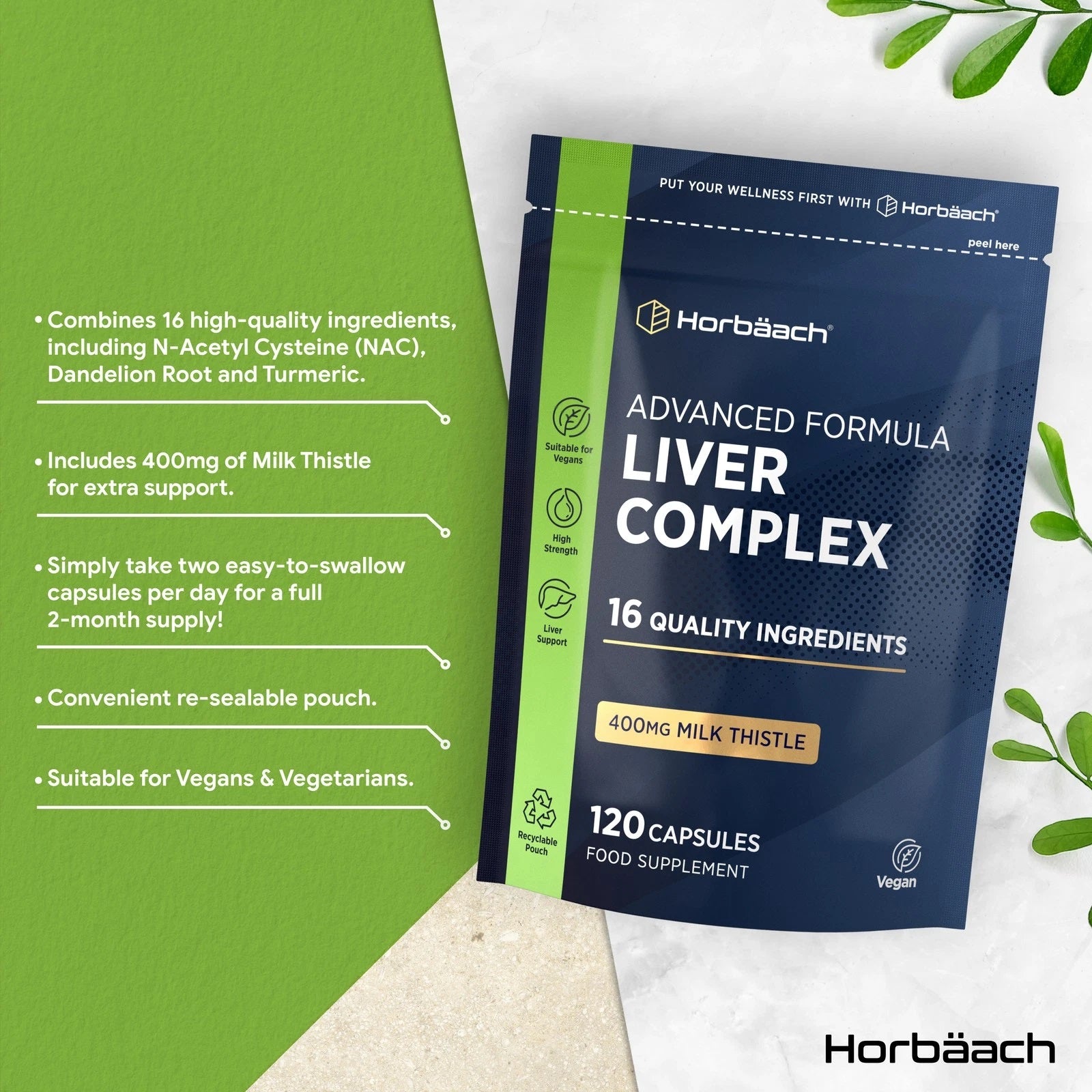Liver Support Complex | 120 Capsules