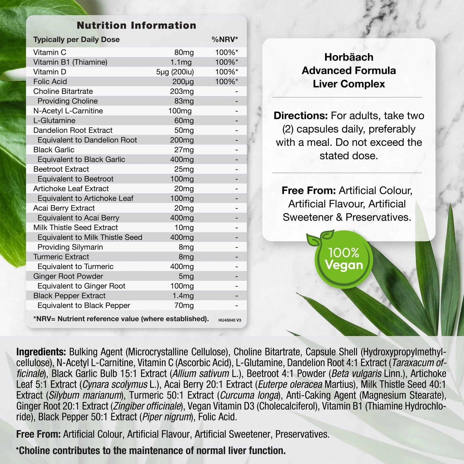 Liver Support Complex | 120 Capsules