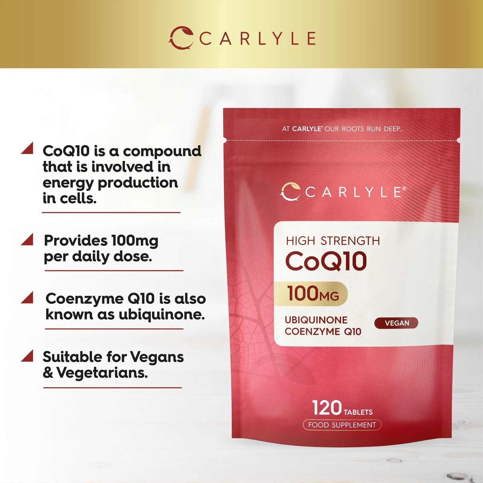CoQ10 100 mg | 120 Tablets