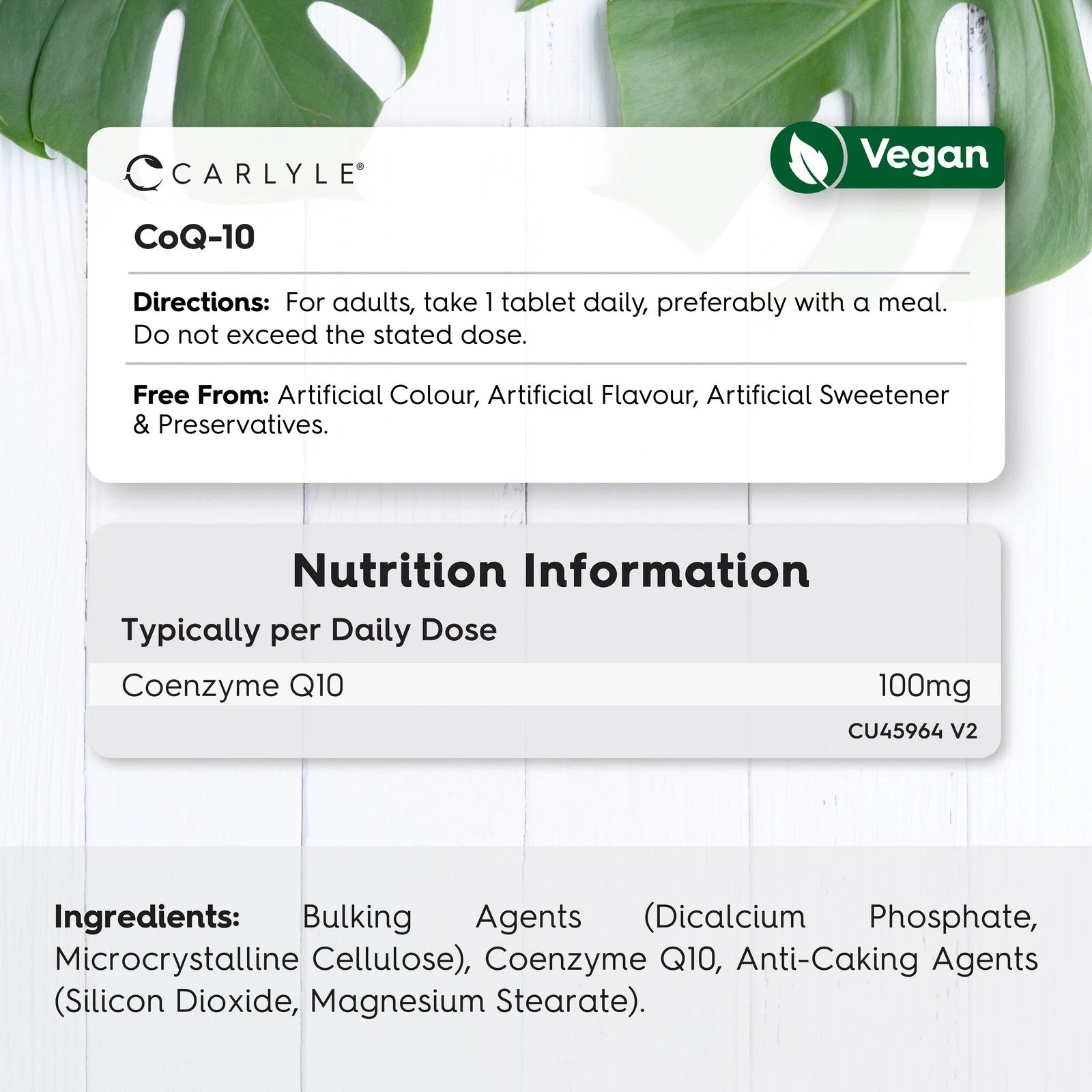 CoQ10 100 mg | 120 Tablets