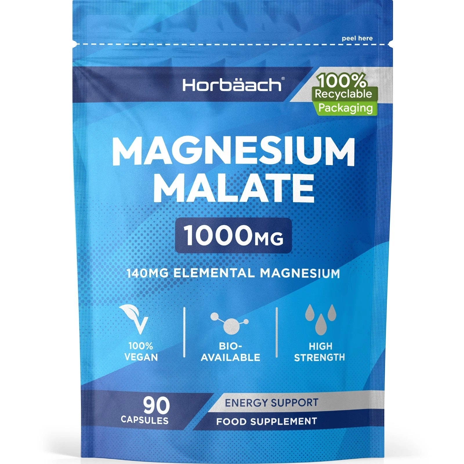 Magnesium Malate 1000 mg | 90 Capsules