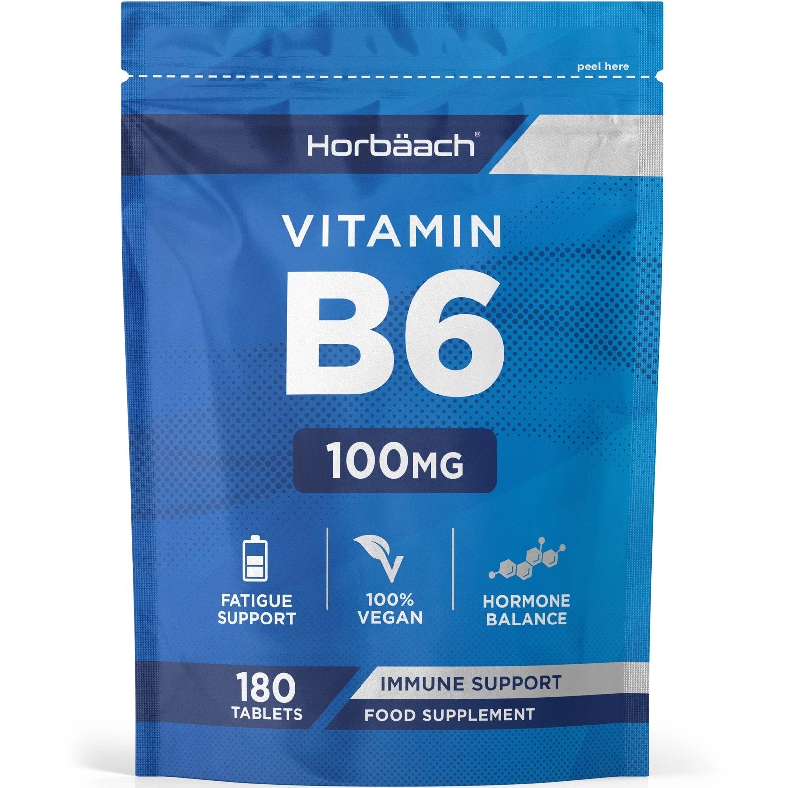 Vitamin B6 100 mg | 180 Tablets