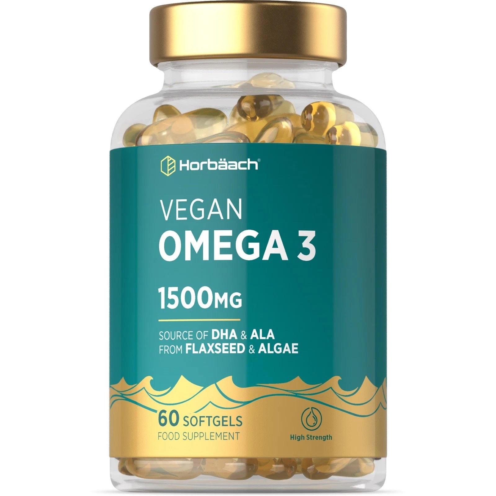 Omega 3 1500 mg | Vegan | 60 Softgels