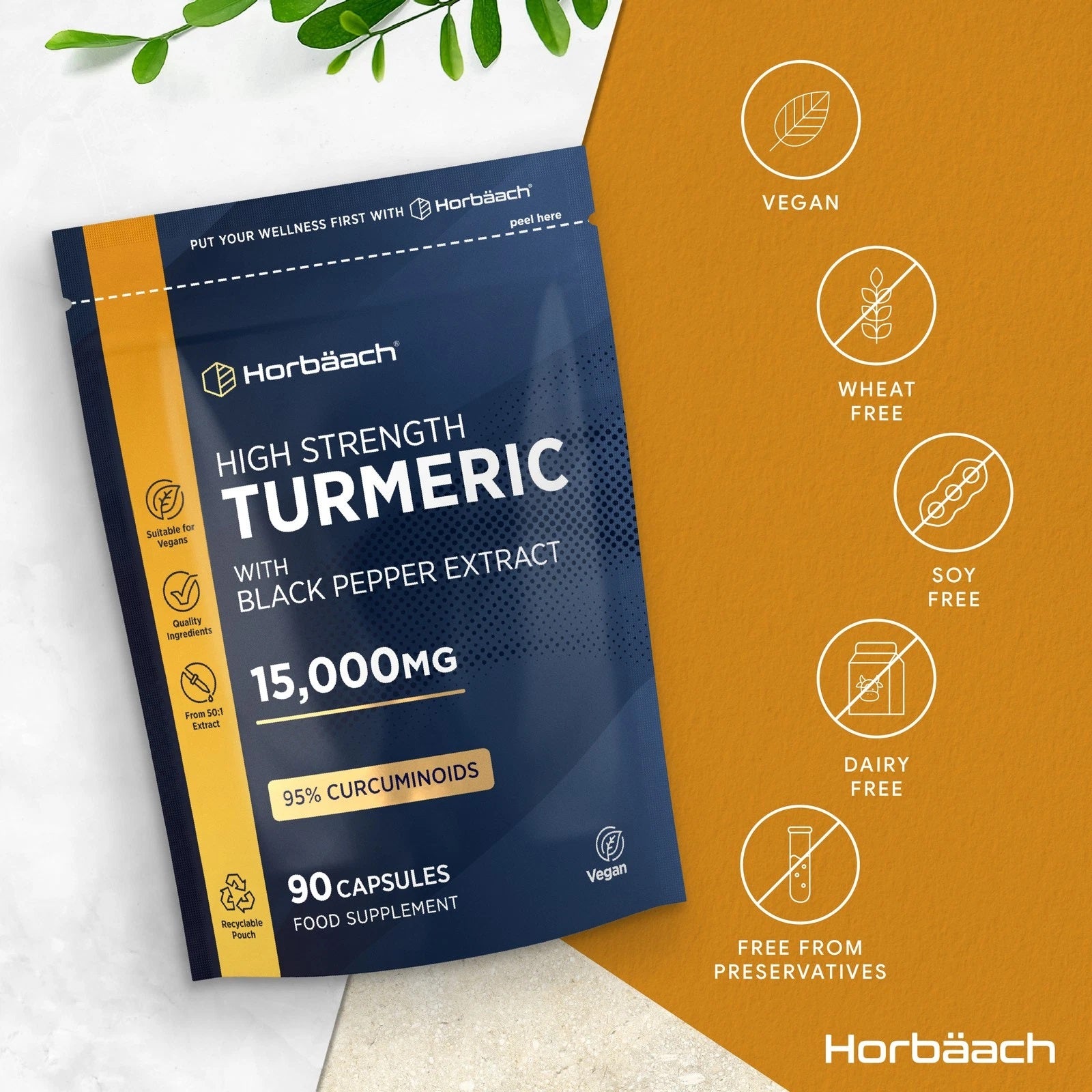 Turmeric 15,000 mg | 90 Capsules