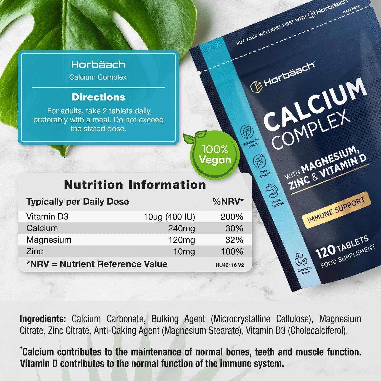Calcium Complex | 120 Tablets