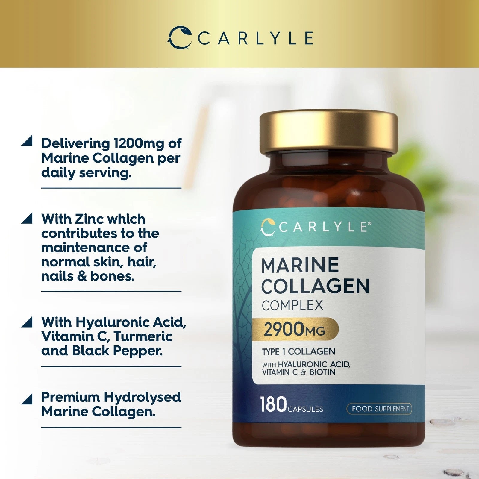 Marine Collagen Complex 2900 mg | 180 Capsules
