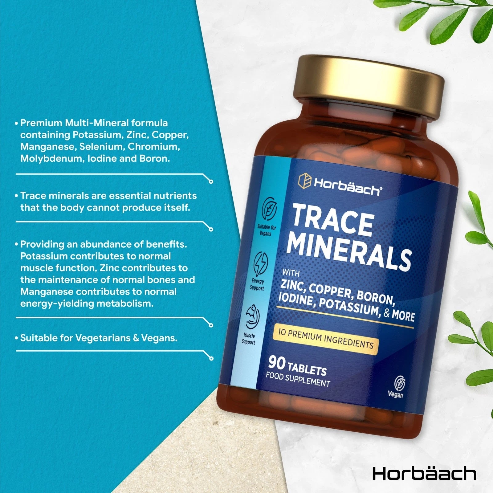 Trace Minerals | 90 Tablets