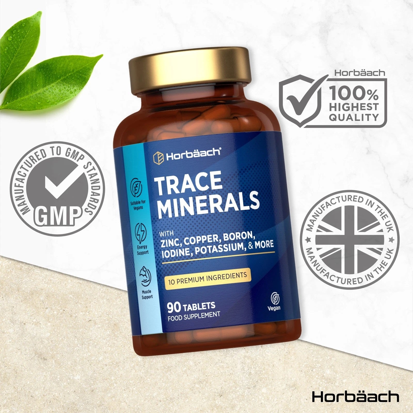Trace Minerals | 90 Tablets