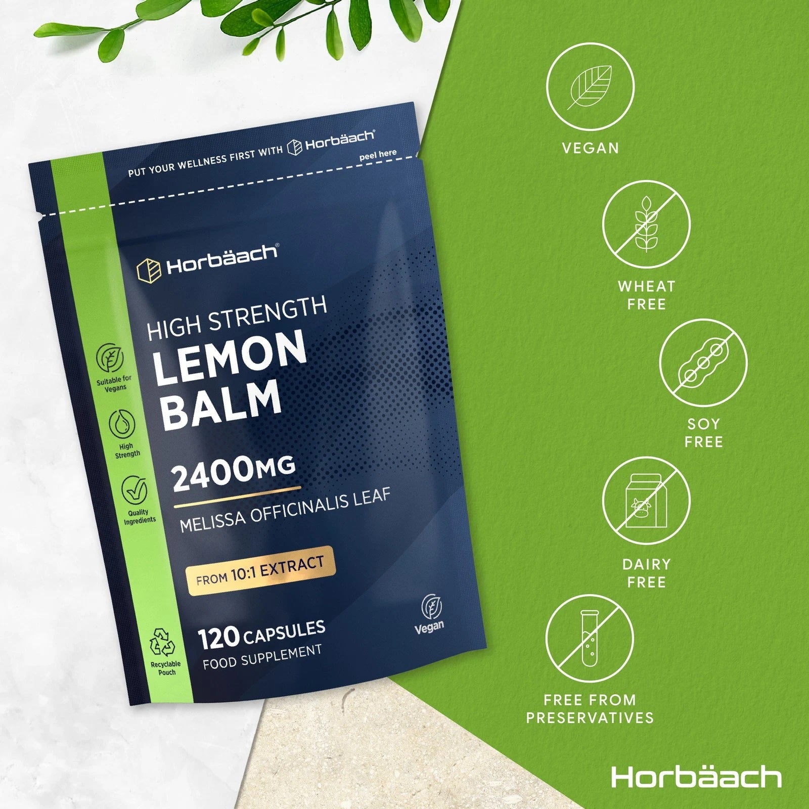 Lemon Balm 2400 mg | 120 Capsules