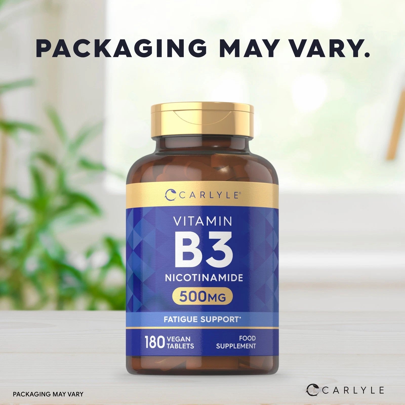 Vitamin B3 Niacin 500 mg | 180 Tablets