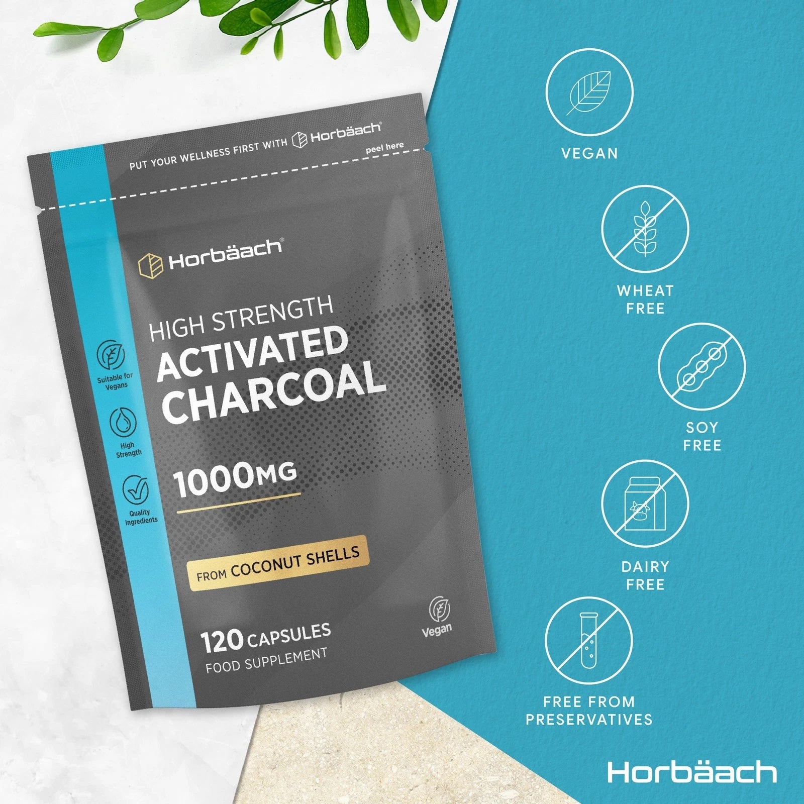 Activated Charcoal 1000 mg | 120 Capsules