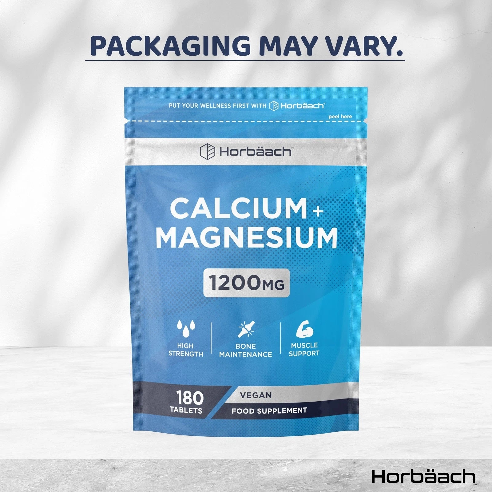 Calcium and Magnesium 1200 mg | 180 Tablets