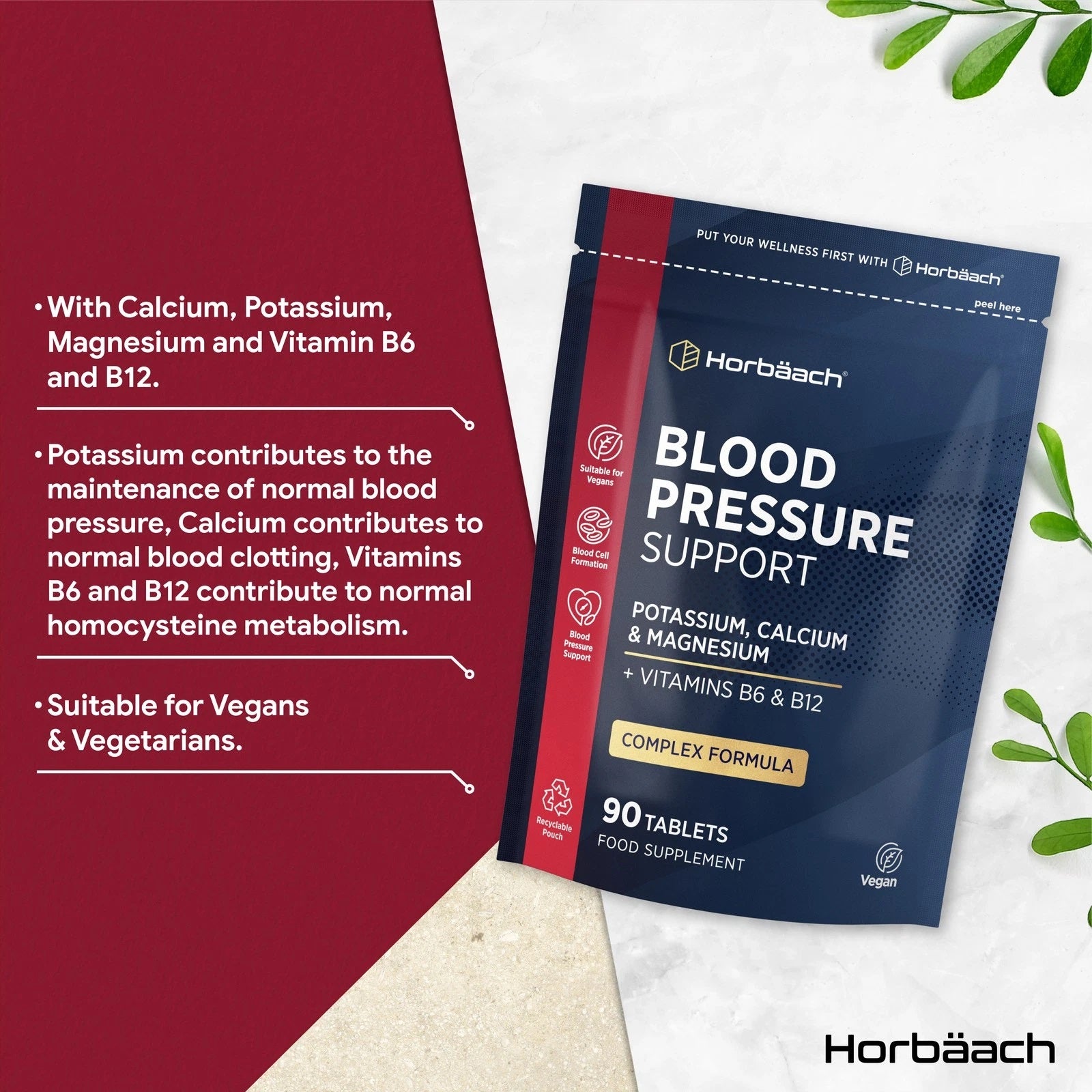 Blood Pressure Support Complex | 90 Tablets