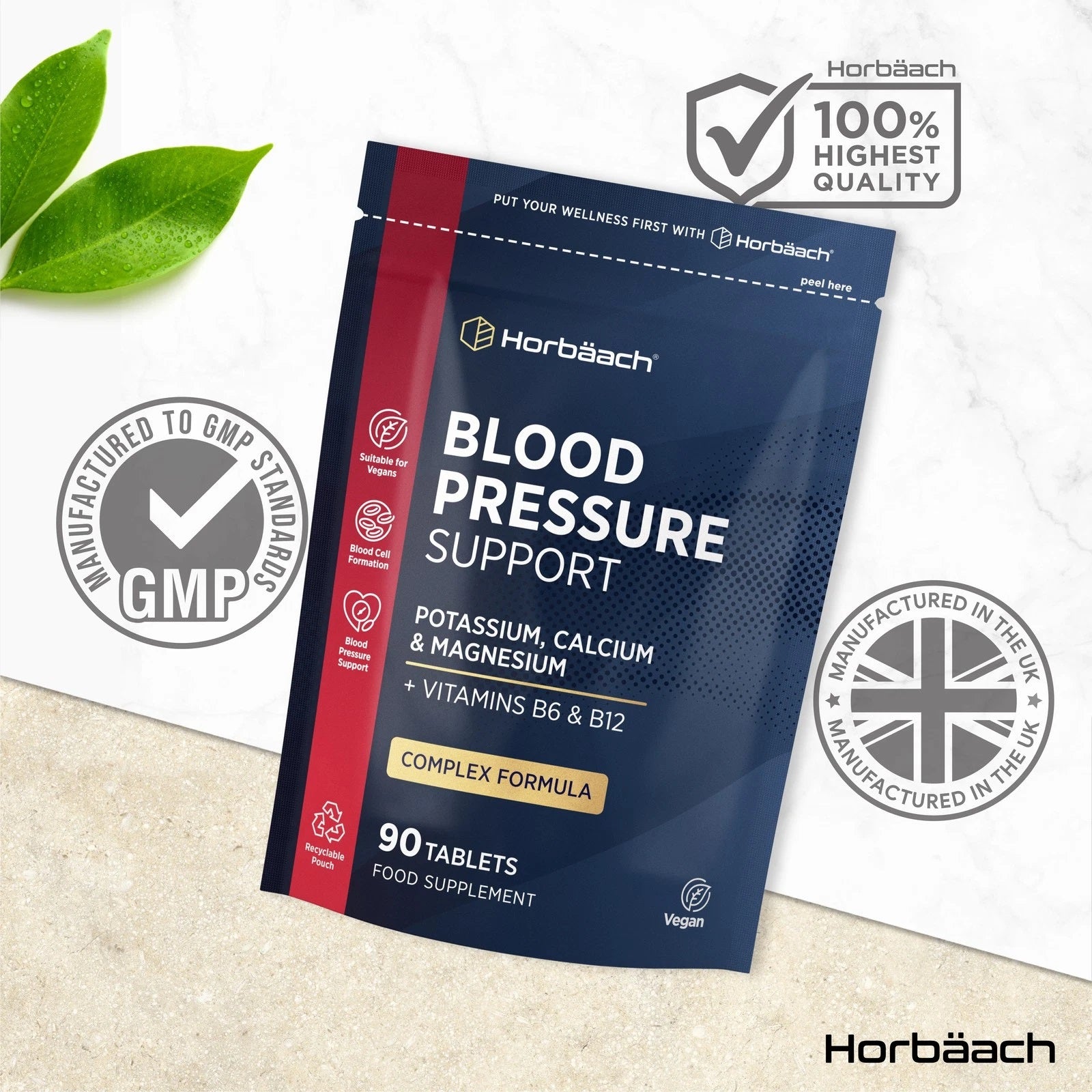 Blood Pressure Support Complex | 90 Tablets