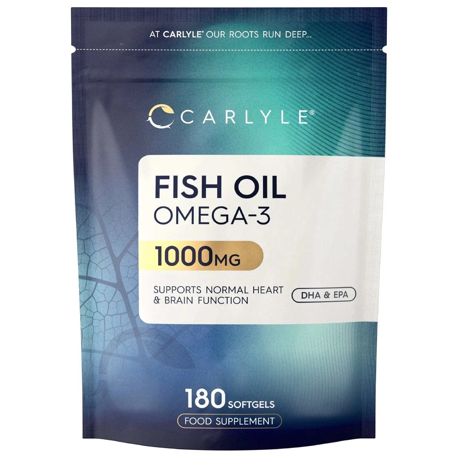 Omega 3 Fish Oil 1000 mg | 180 Softgels