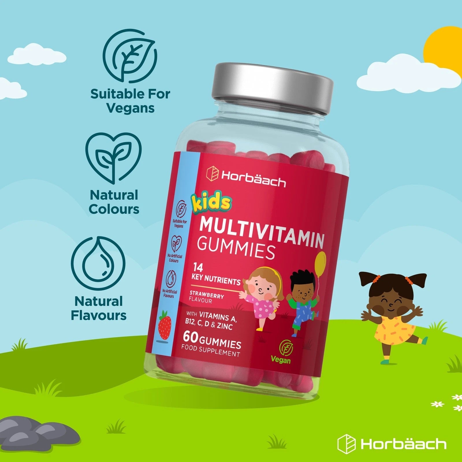 Multivitamins for Kids | 60 Gummies