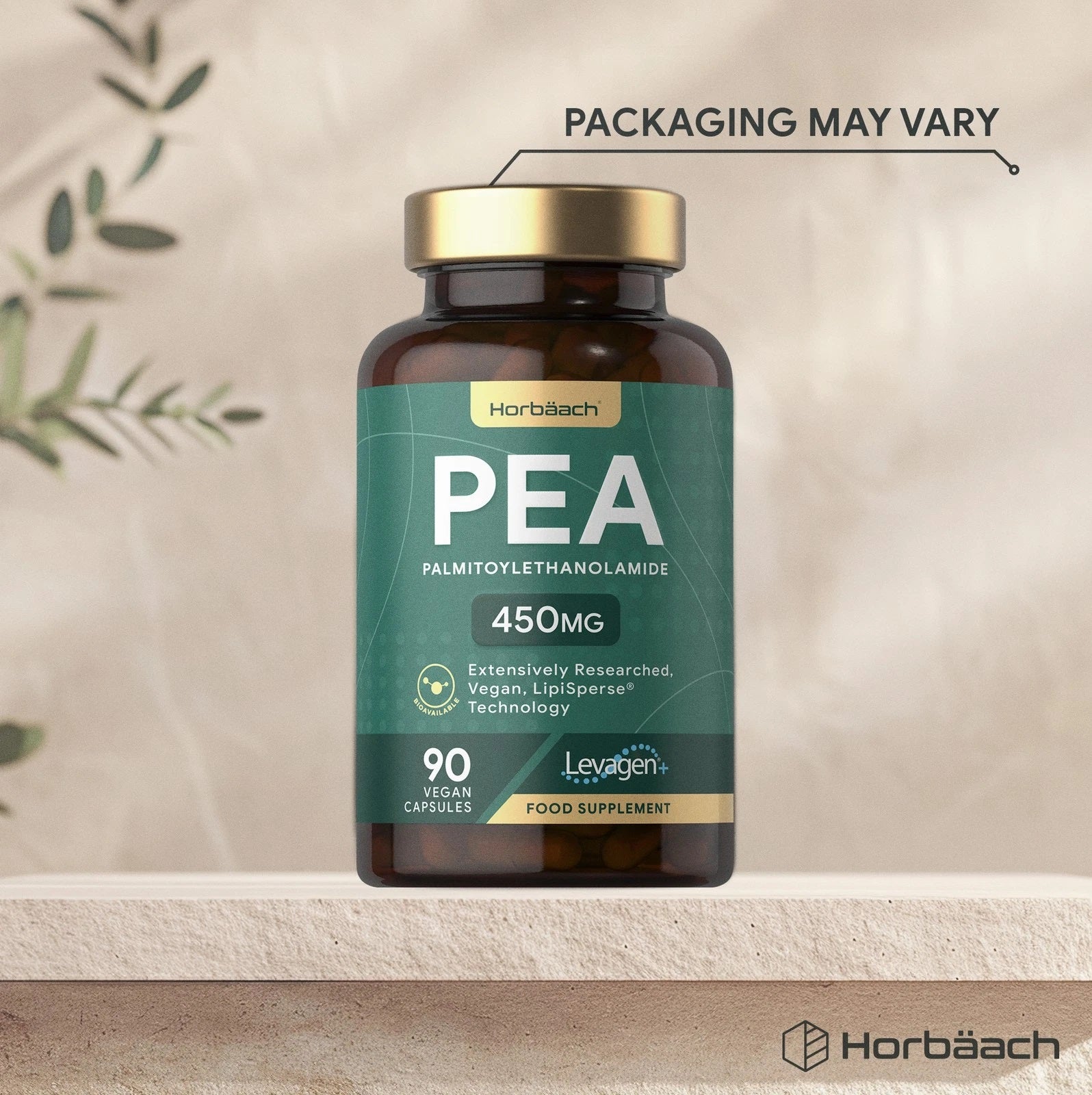 PEA Palmitoylethanolamide 450 mg | 90 Capsules