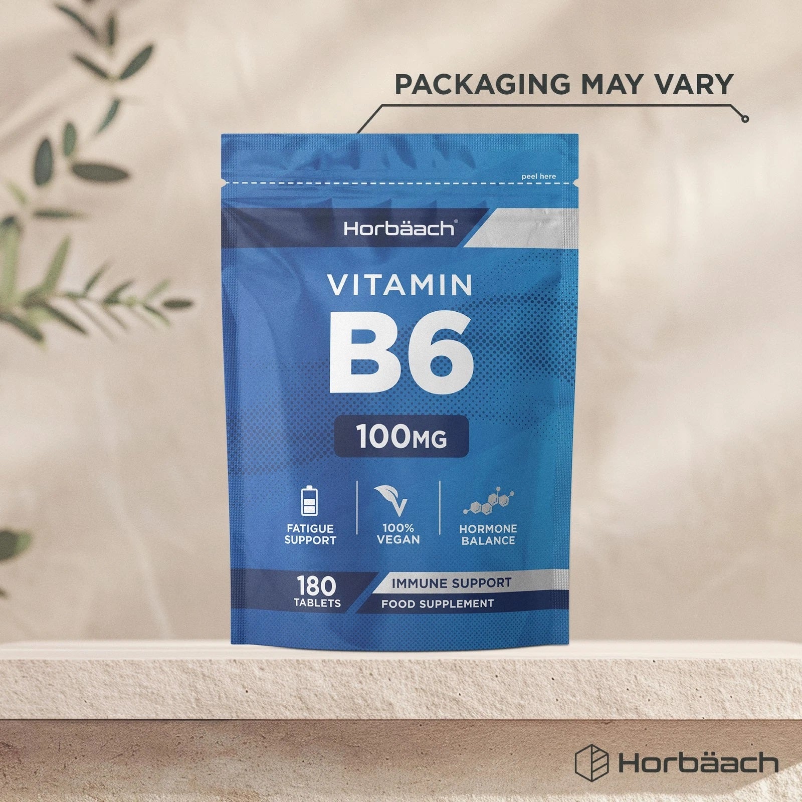 Vitamin B6 100 mg | 180 Tablets