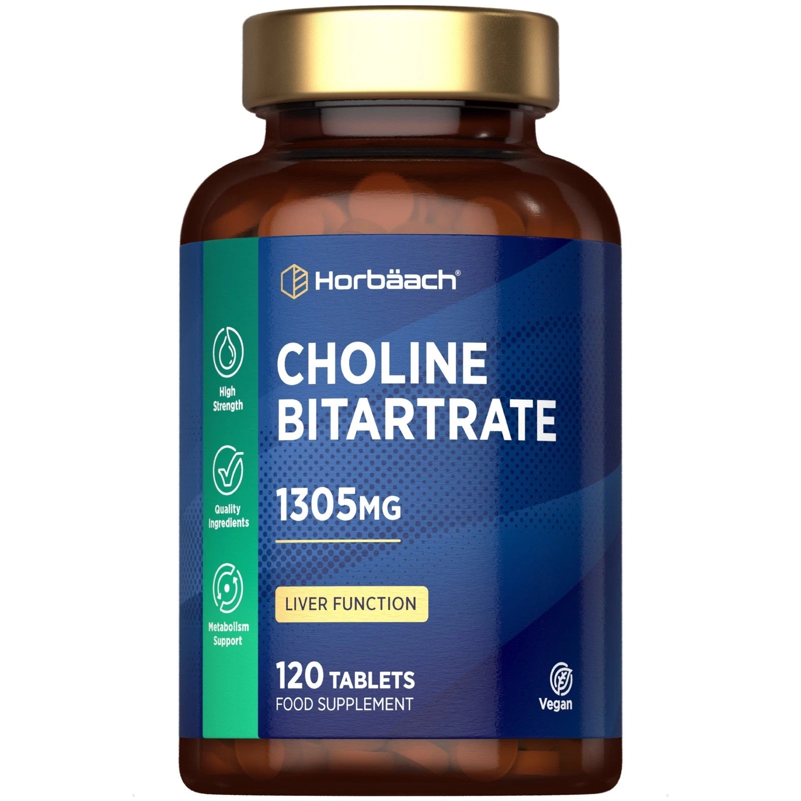 Choline Bitartrate 1305 mg | 120 Tablets