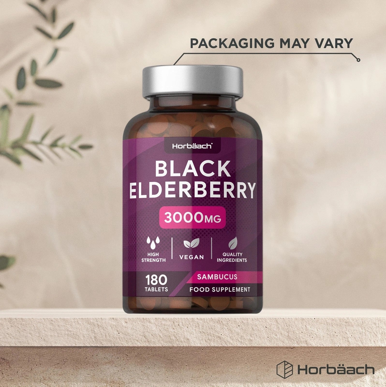 Black Elderberry 3000 mg | 180 Tablets