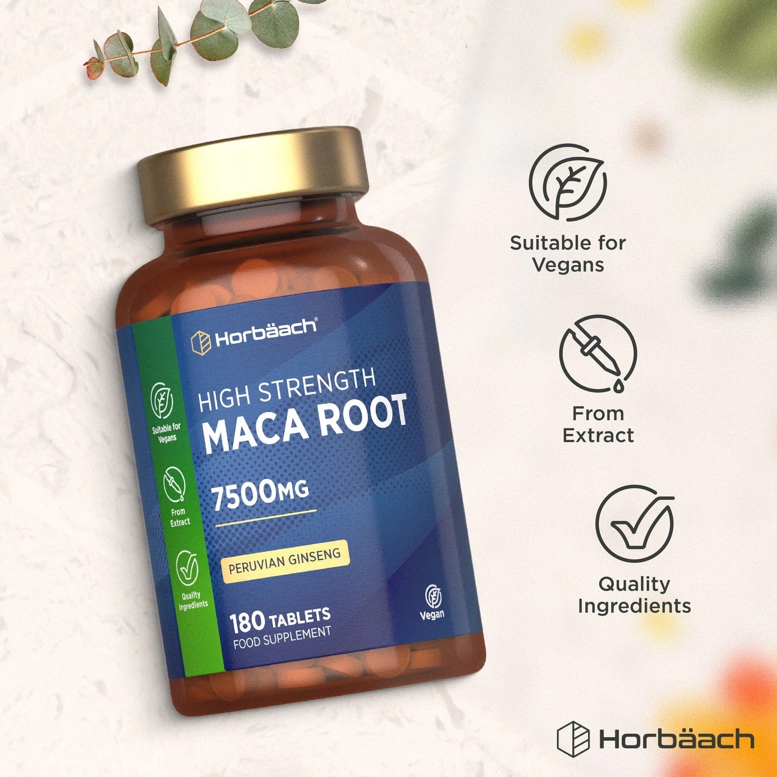 Maca Root 7500 mg | 180 Tablets