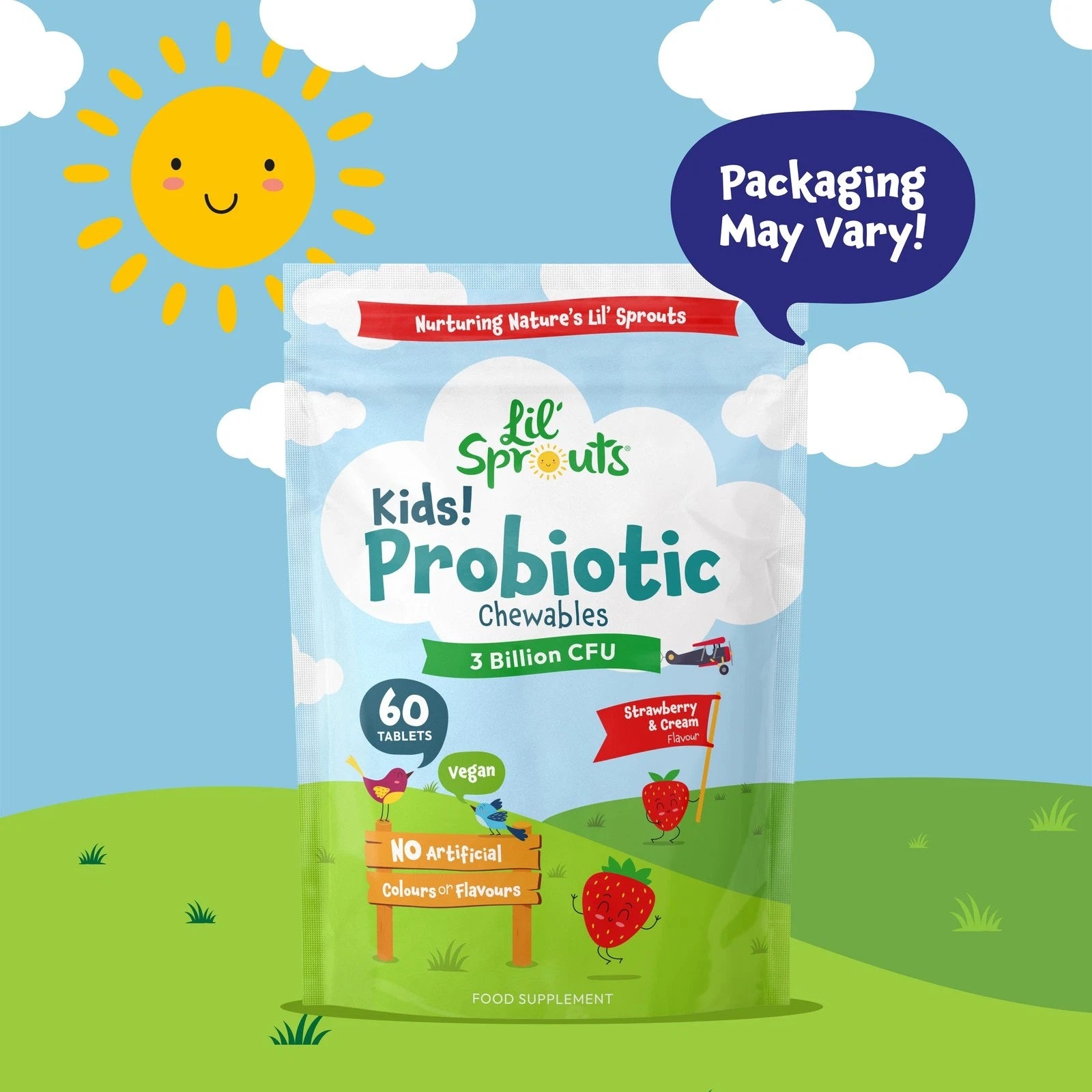 Probio for Kids 3 Billion CFU | 60 Chewable Tablets