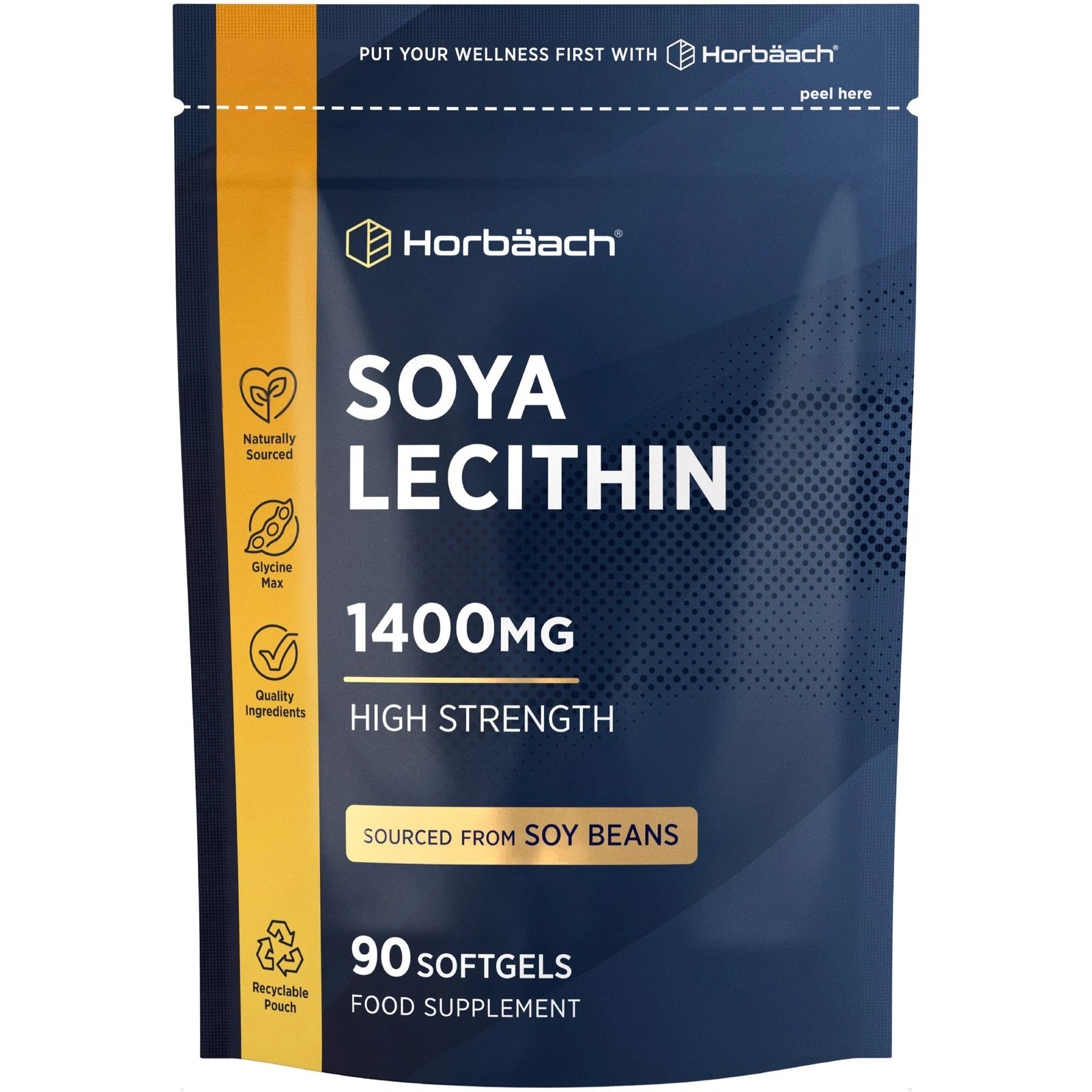 Soy Lecithin 1400 mg | 90 Softgels