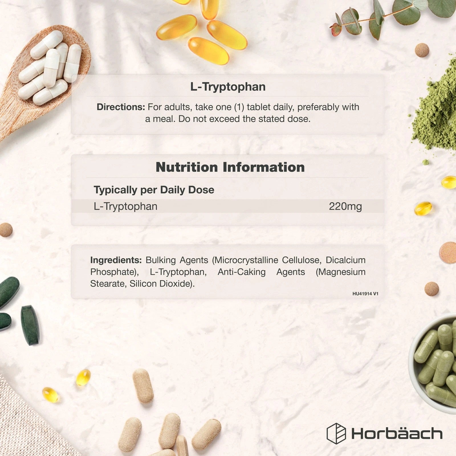 L-Tryptophan 220 mg | 120 Tablets