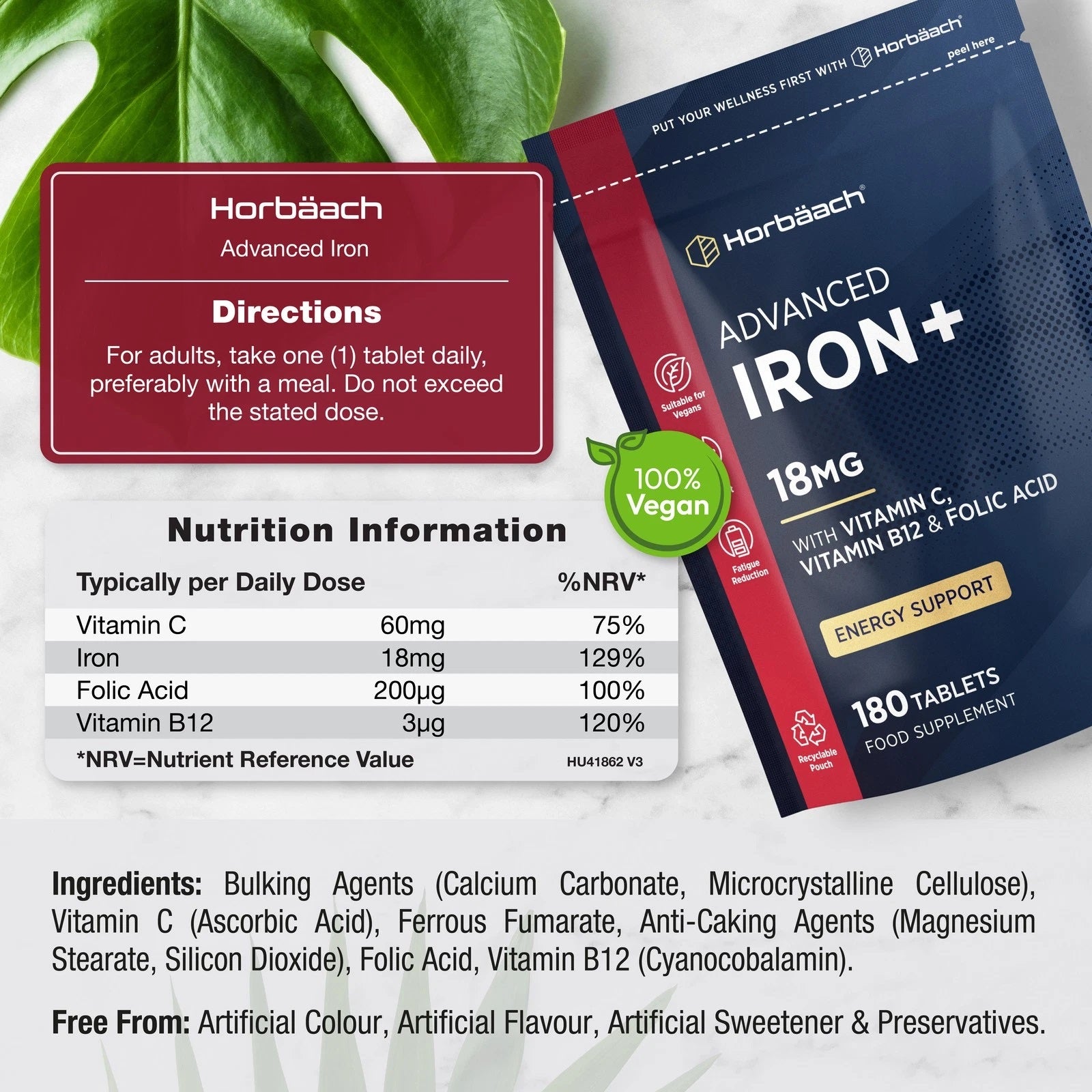 Iron Complex 14 mg | 180 Tablets