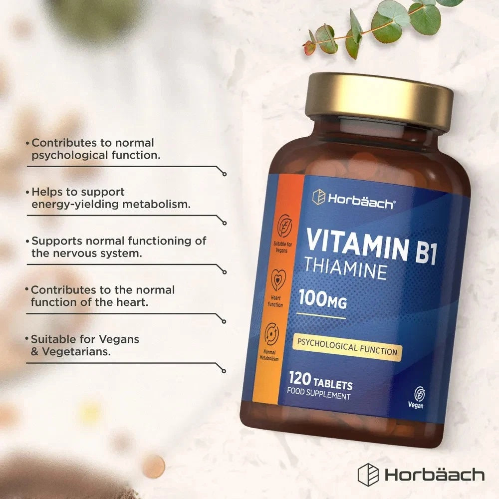 Vitamin B1 Thiamine 100 mg | 120 Tablets