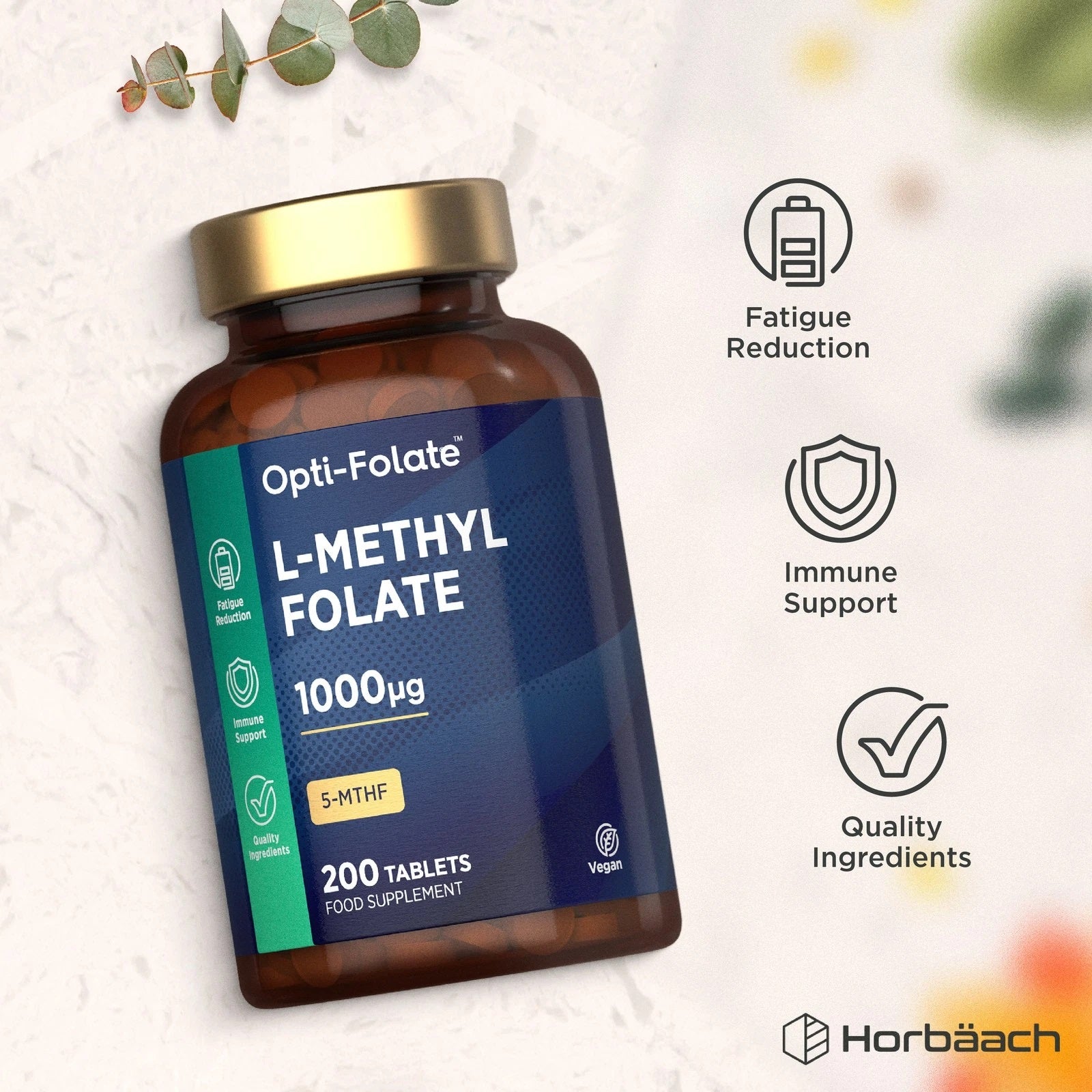 L-Methylfolate 1000 ug | 200 Tablets
