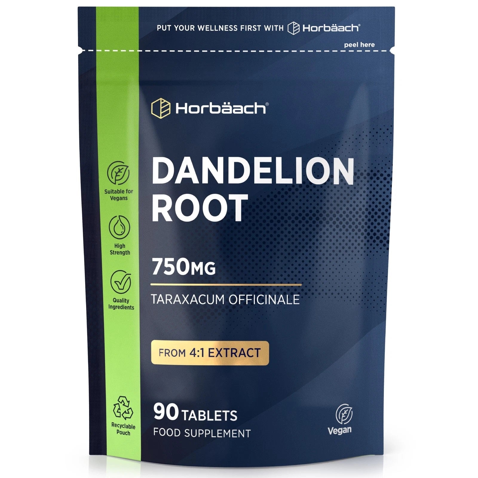 Dandelion Root 750 mg | 90 Tablets