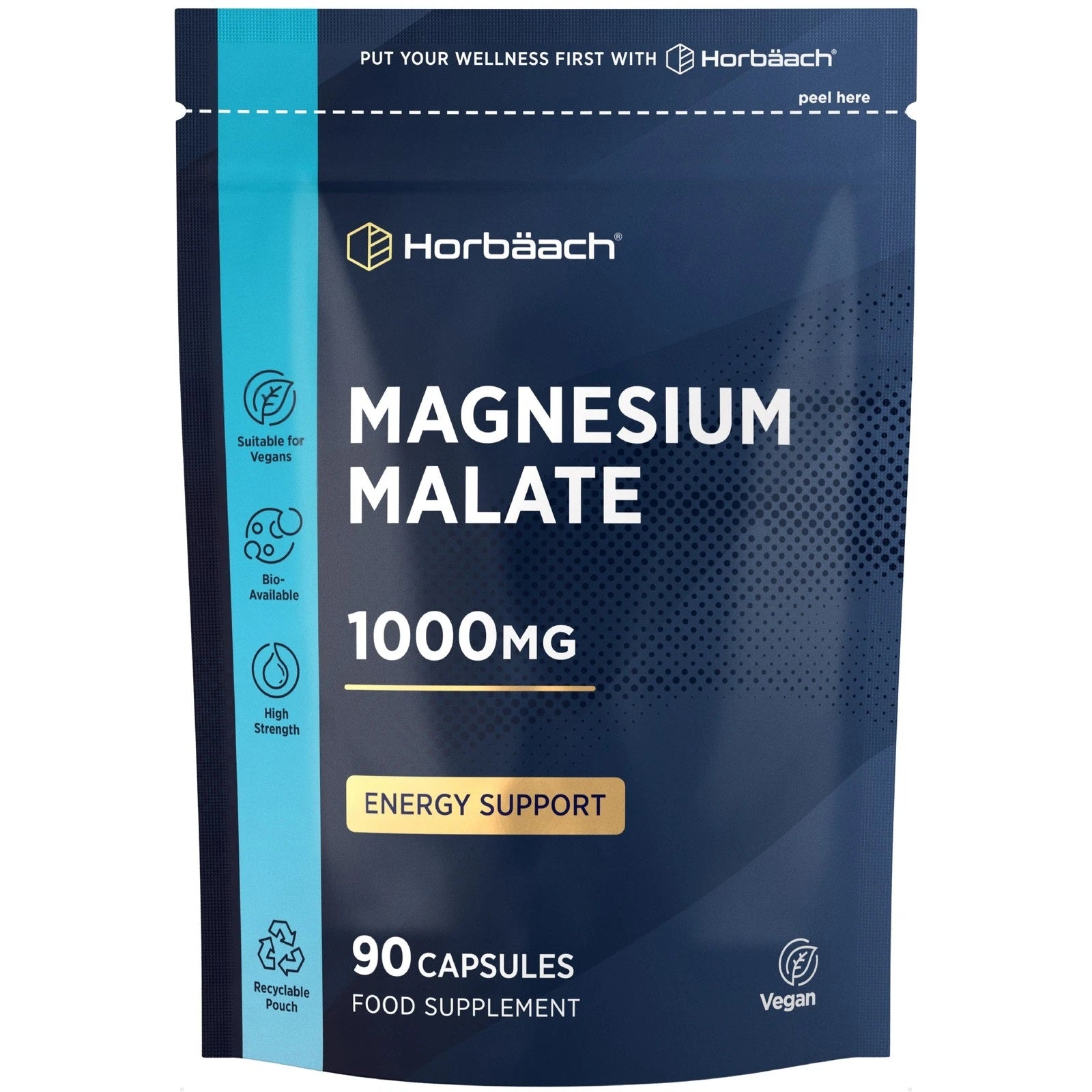Magnesium Malate 1000 mg | 90 Capsules