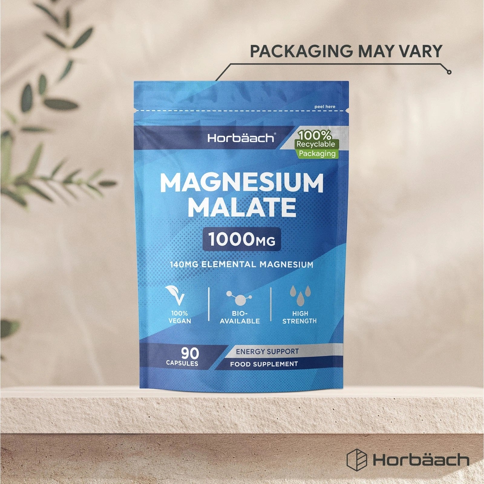 Magnesium Malate 1000 mg | 90 Capsules