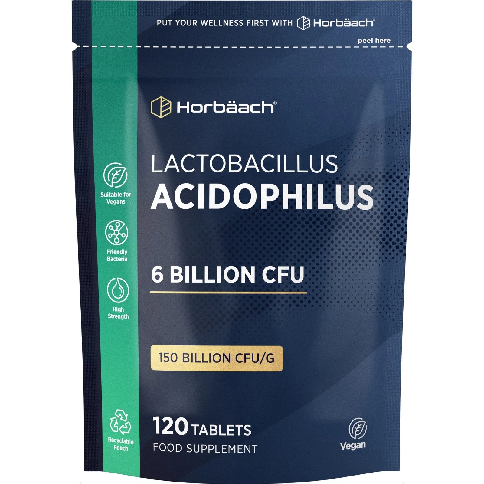 Acidophilus 6 Billion CFU | 120 Tablets