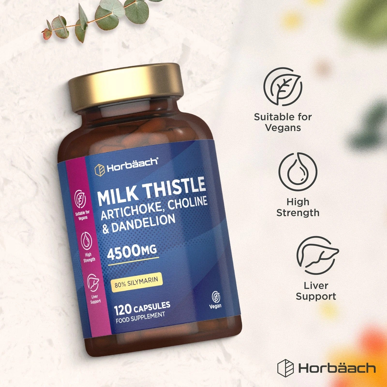 Milk Thistle Complex 4500 mg | 120 Capsules