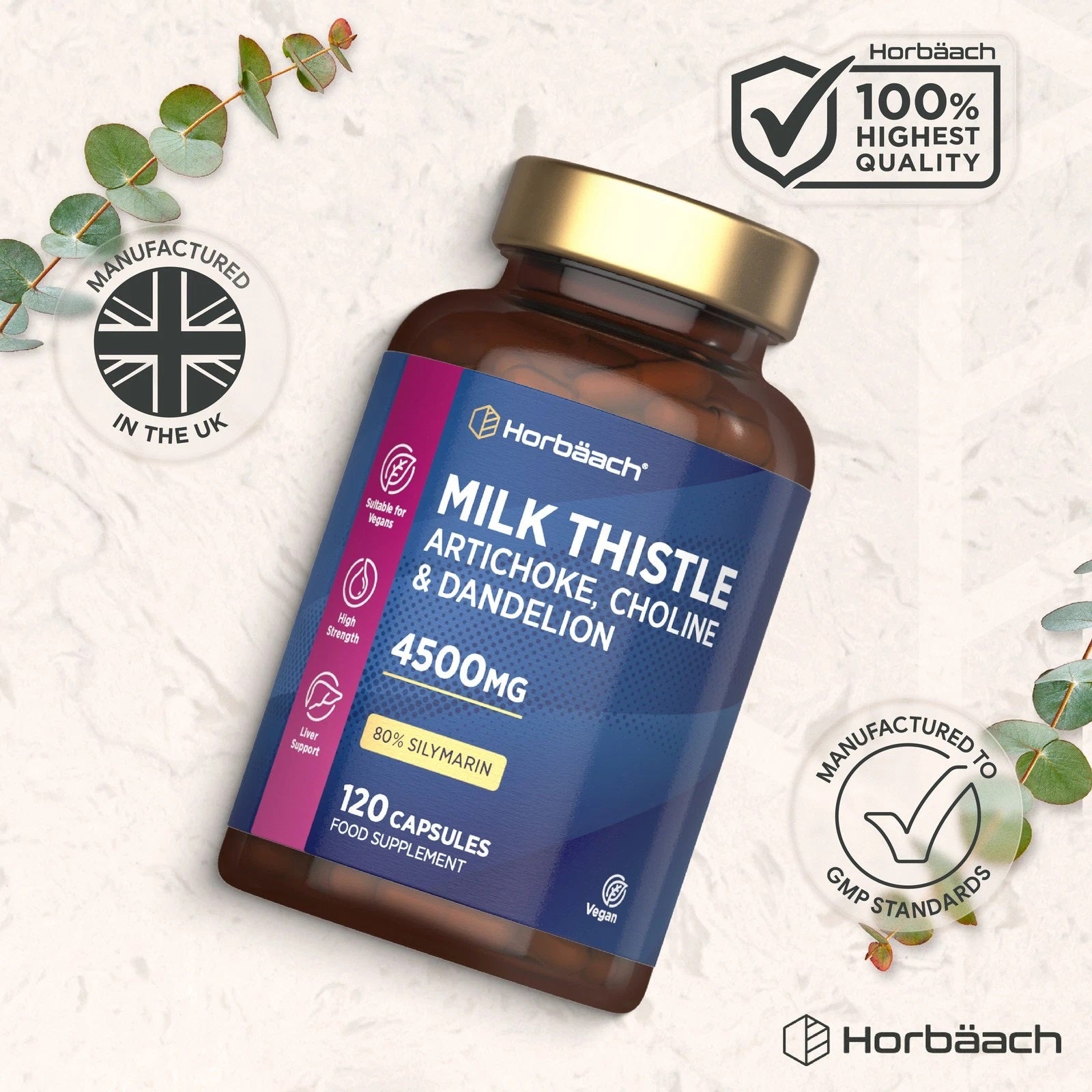 Milk Thistle Complex 4500 mg | 120 Capsules