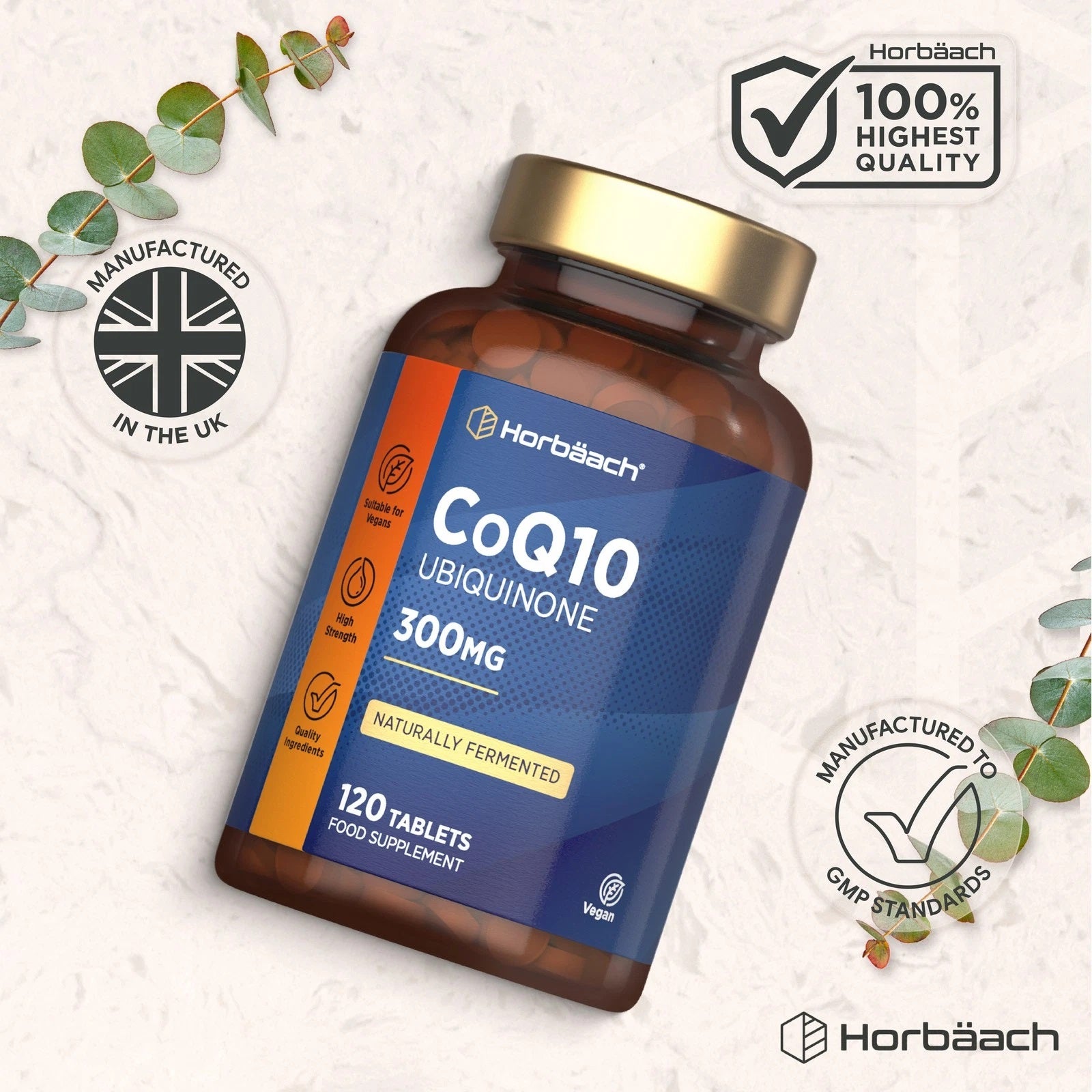 Ubiquinone CoQ10 300 mg | 120 Tablets