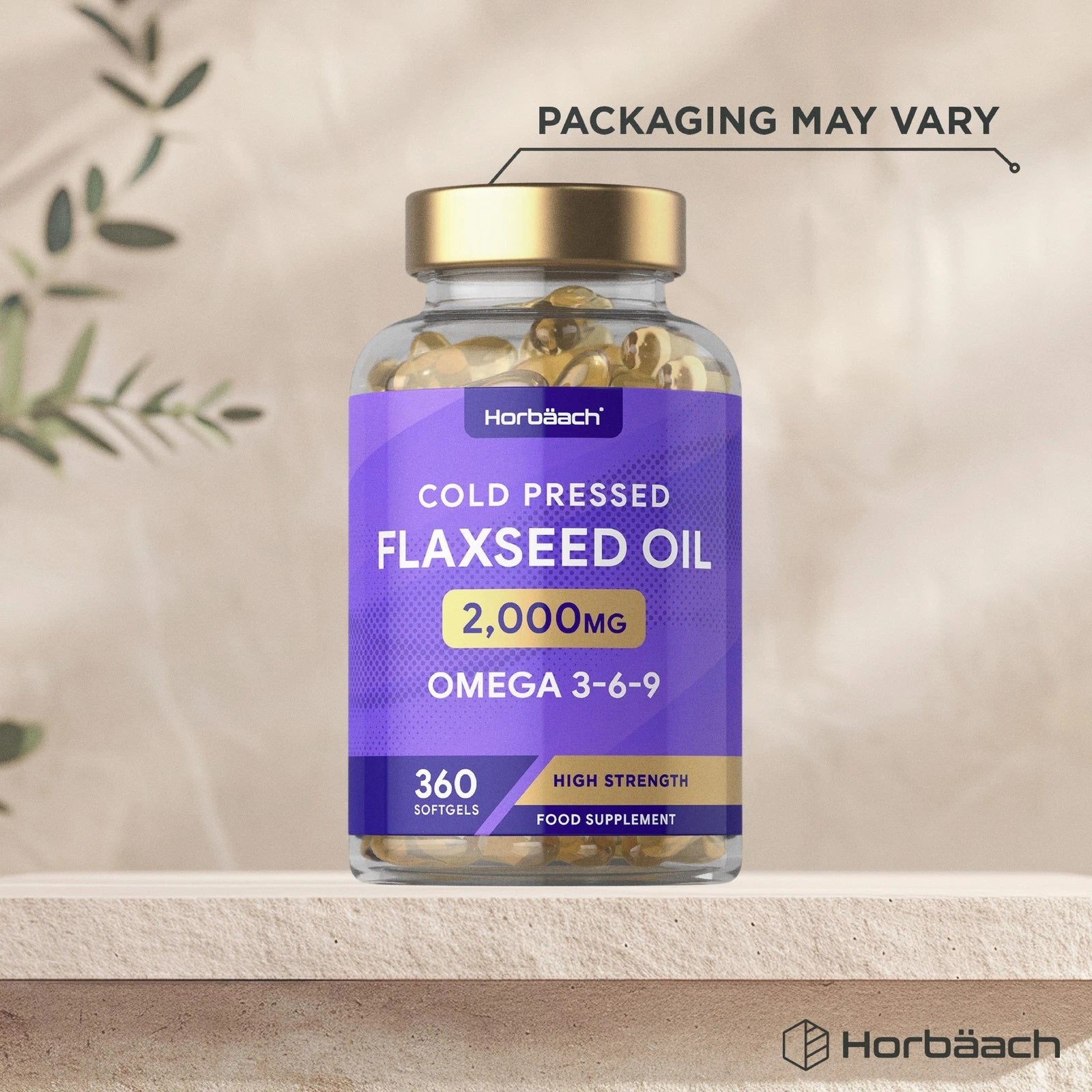 Flaxseed Oil 2000 mg | 360 Softgels