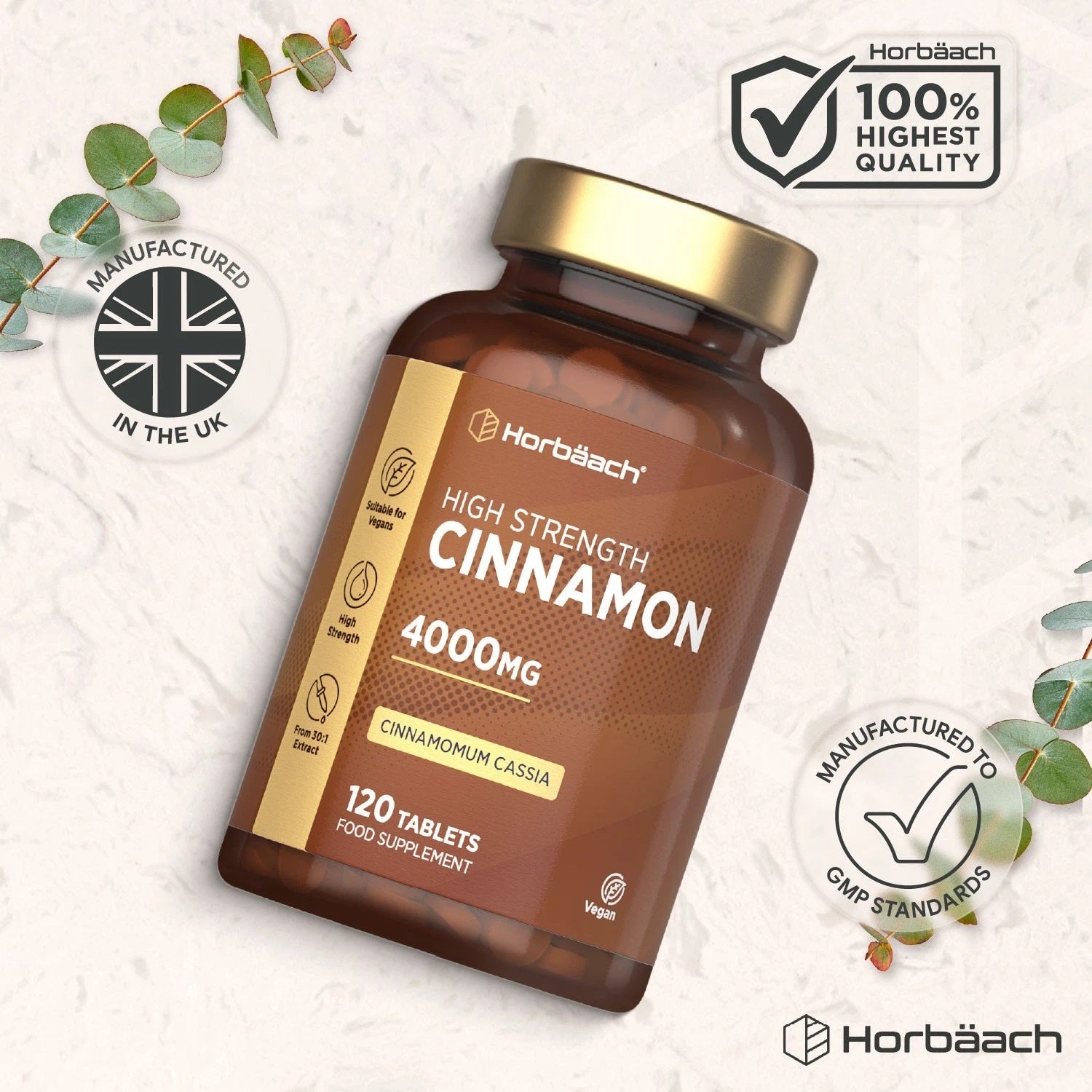 Cinnamon 4000 mg | 120 Tablets