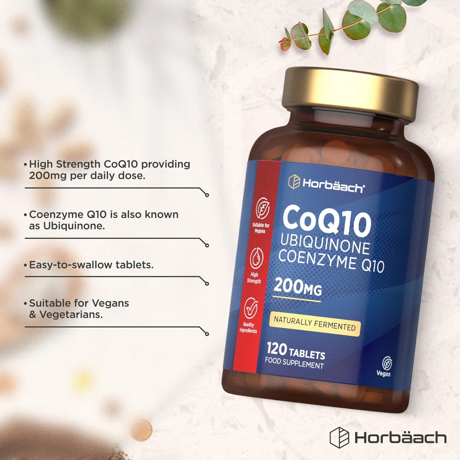 CoQ10 Coenzyme Q10 200 mg | 120 Tablets