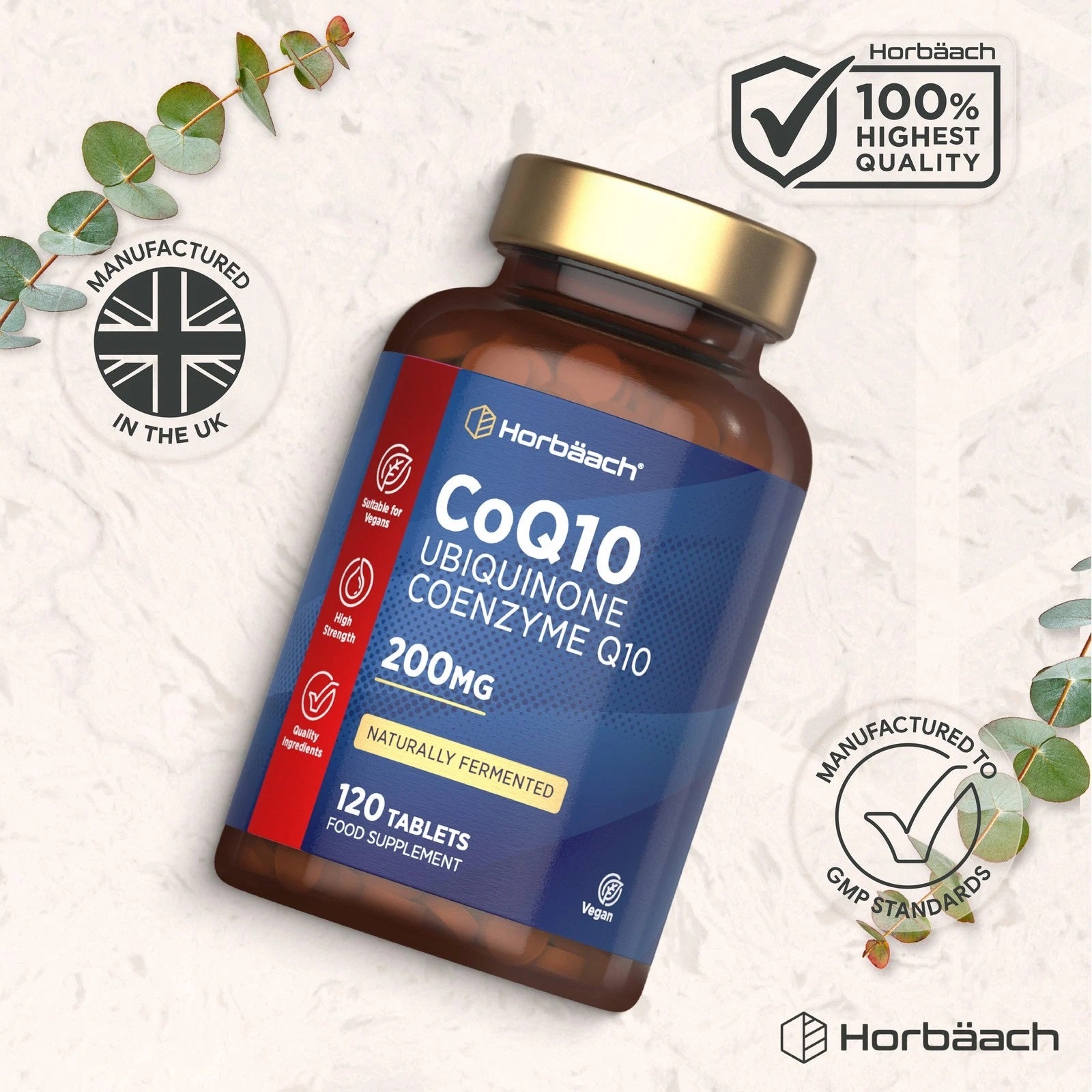 CoQ10 Coenzyme Q10 200 mg | 120 Tablets