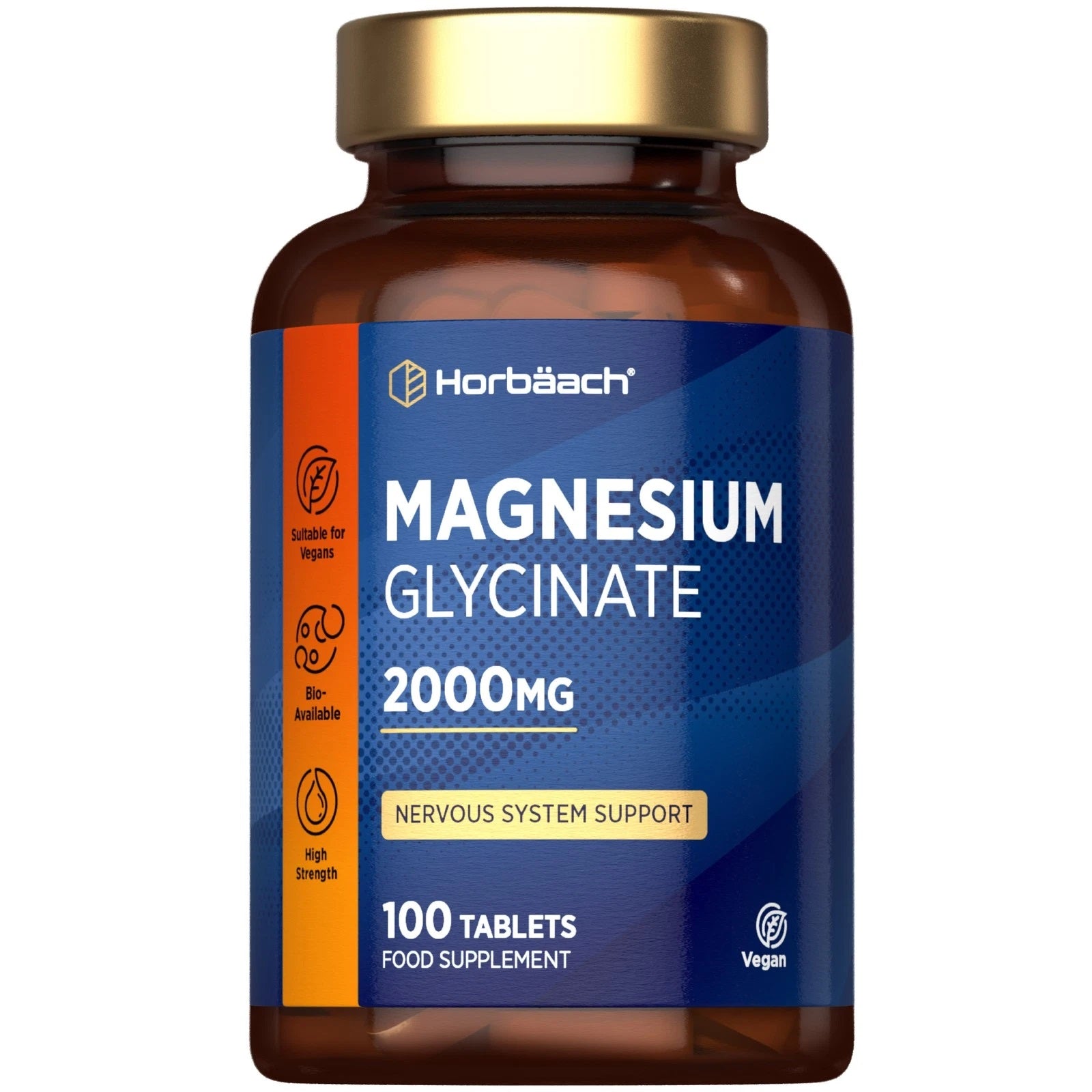 Magnesium Glycinate 2000 mg | 100 Tablets