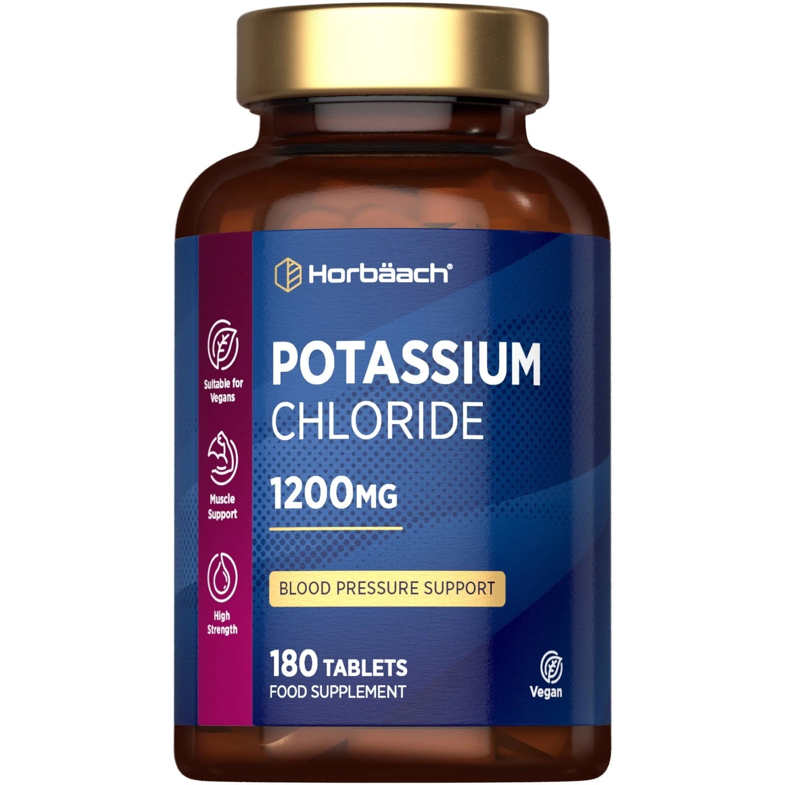 Potassium Chloride 1200 mg | 180 Tablets
