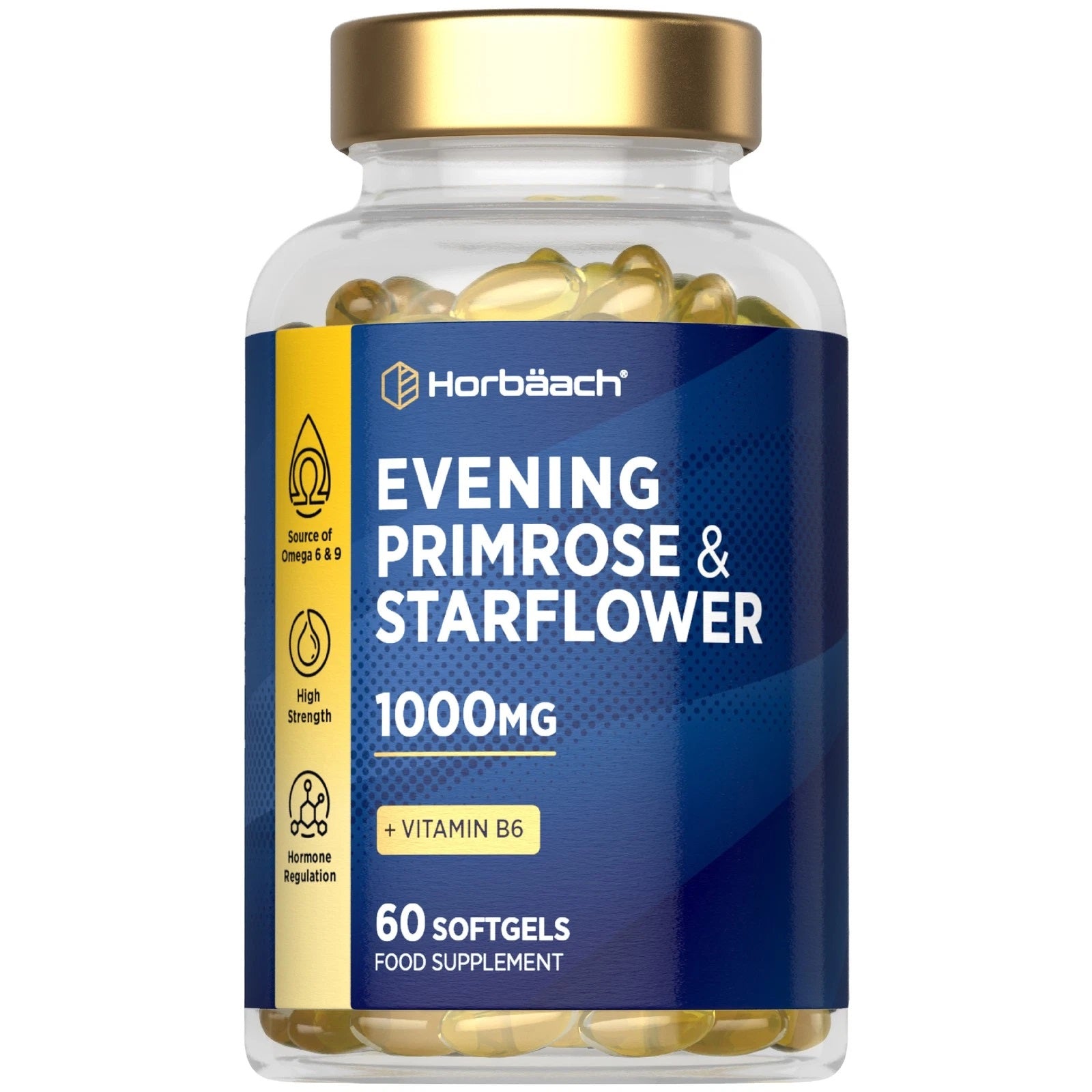 Evening Primrose and Starflower Oil 1000 mg | 60 Softgels