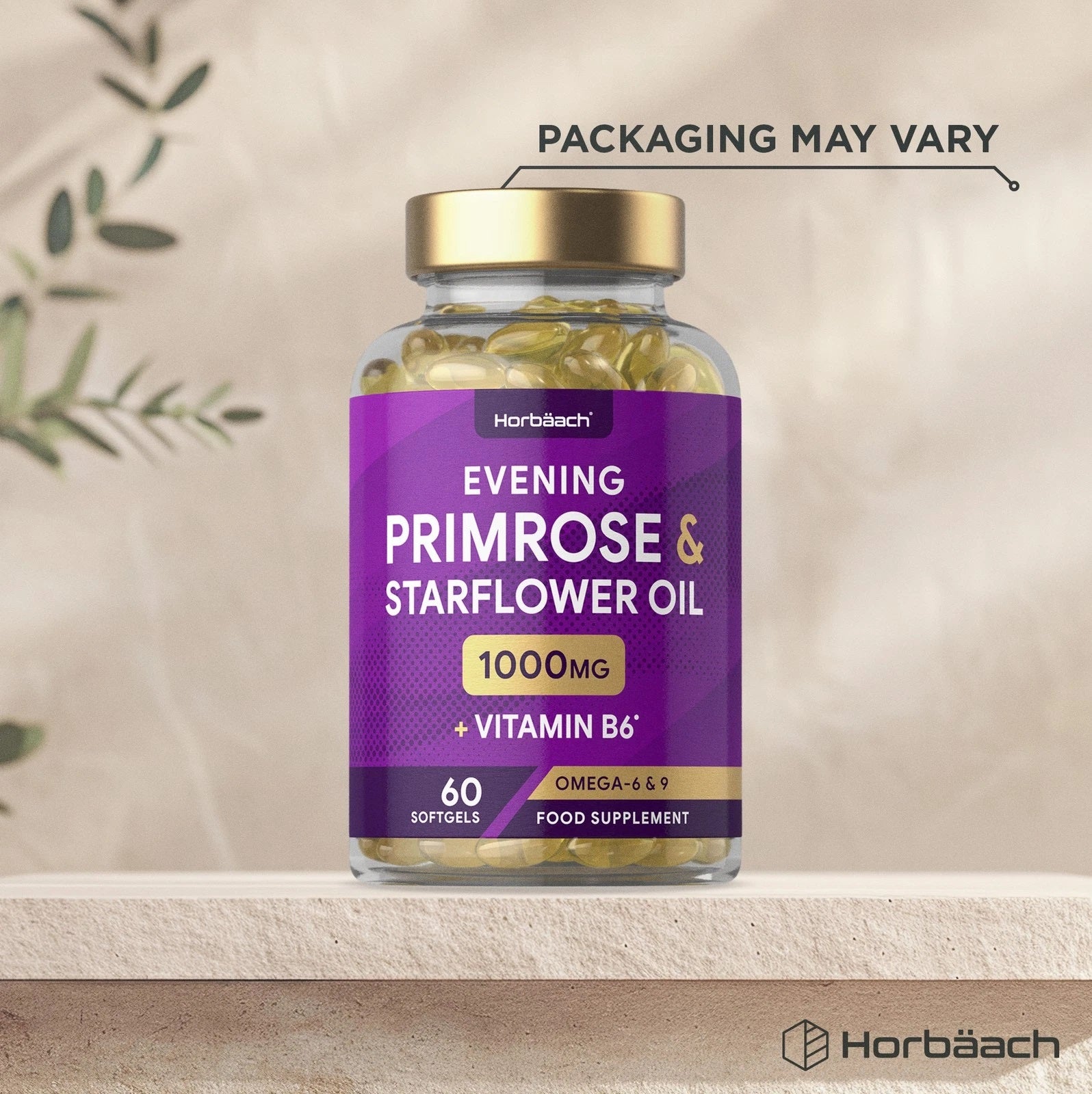 Evening Primrose and Starflower Oil 1000 mg | 60 Softgels