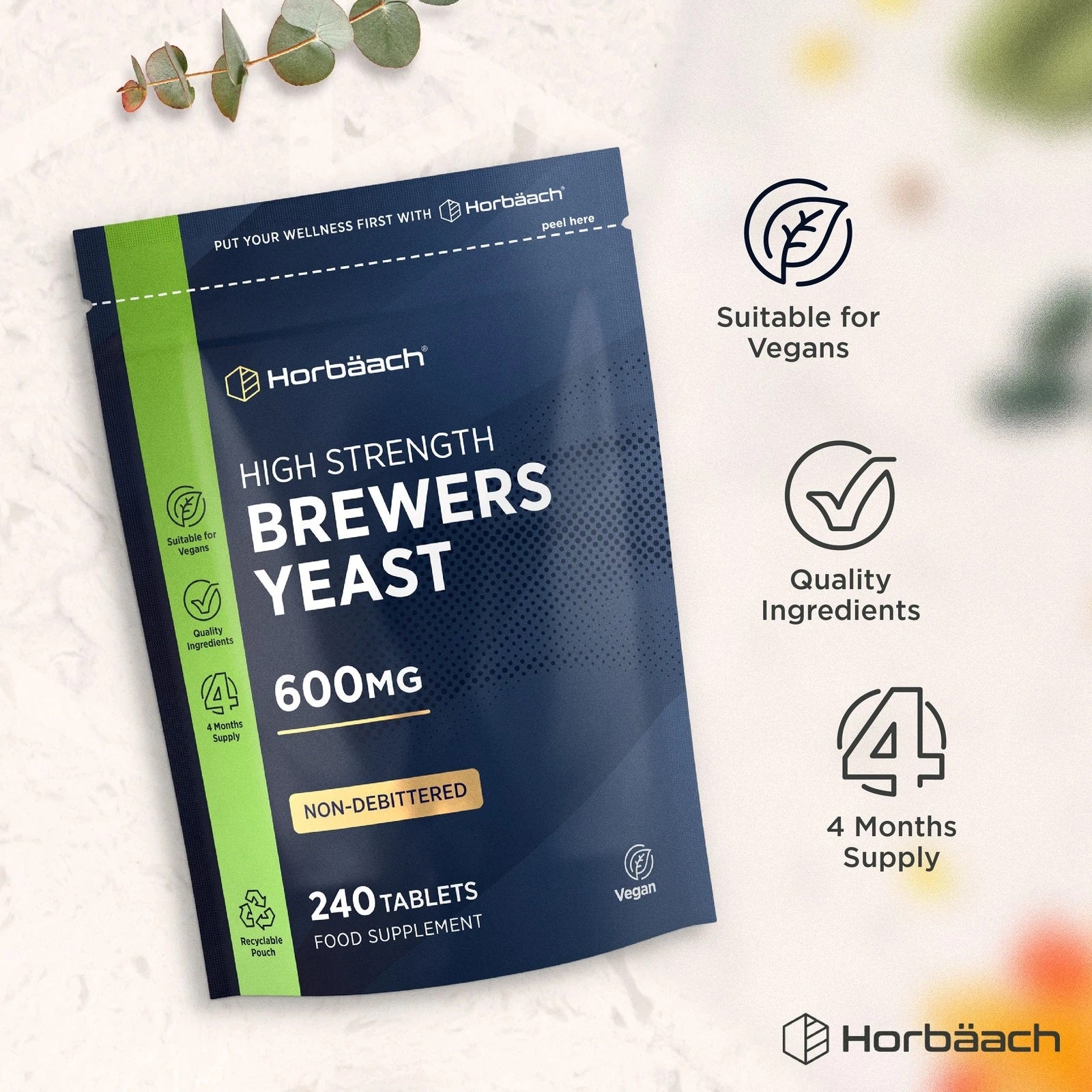 Brewers Yeast 600 mg | 240 Tablets