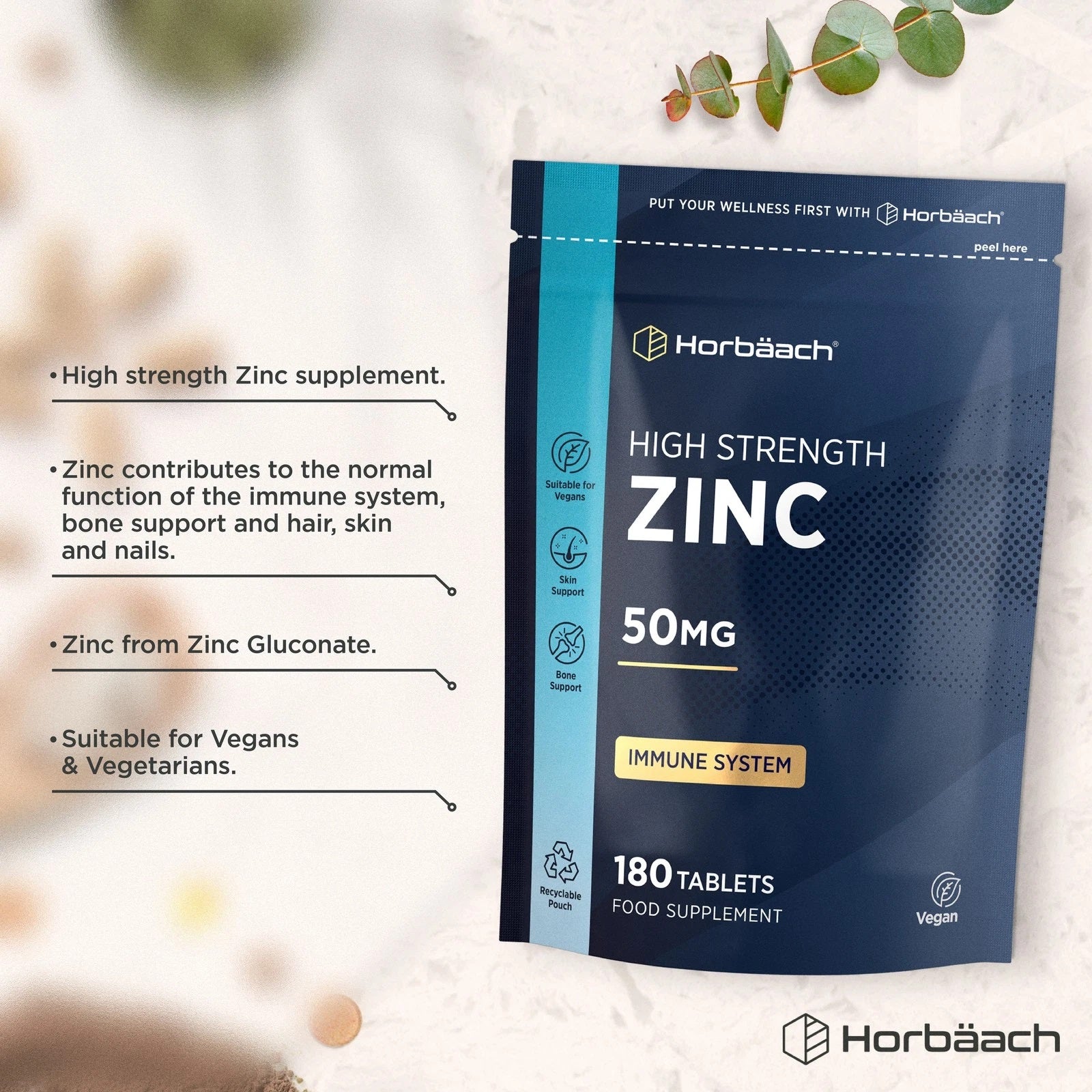 Zinc 50 mg | 180 Tablets